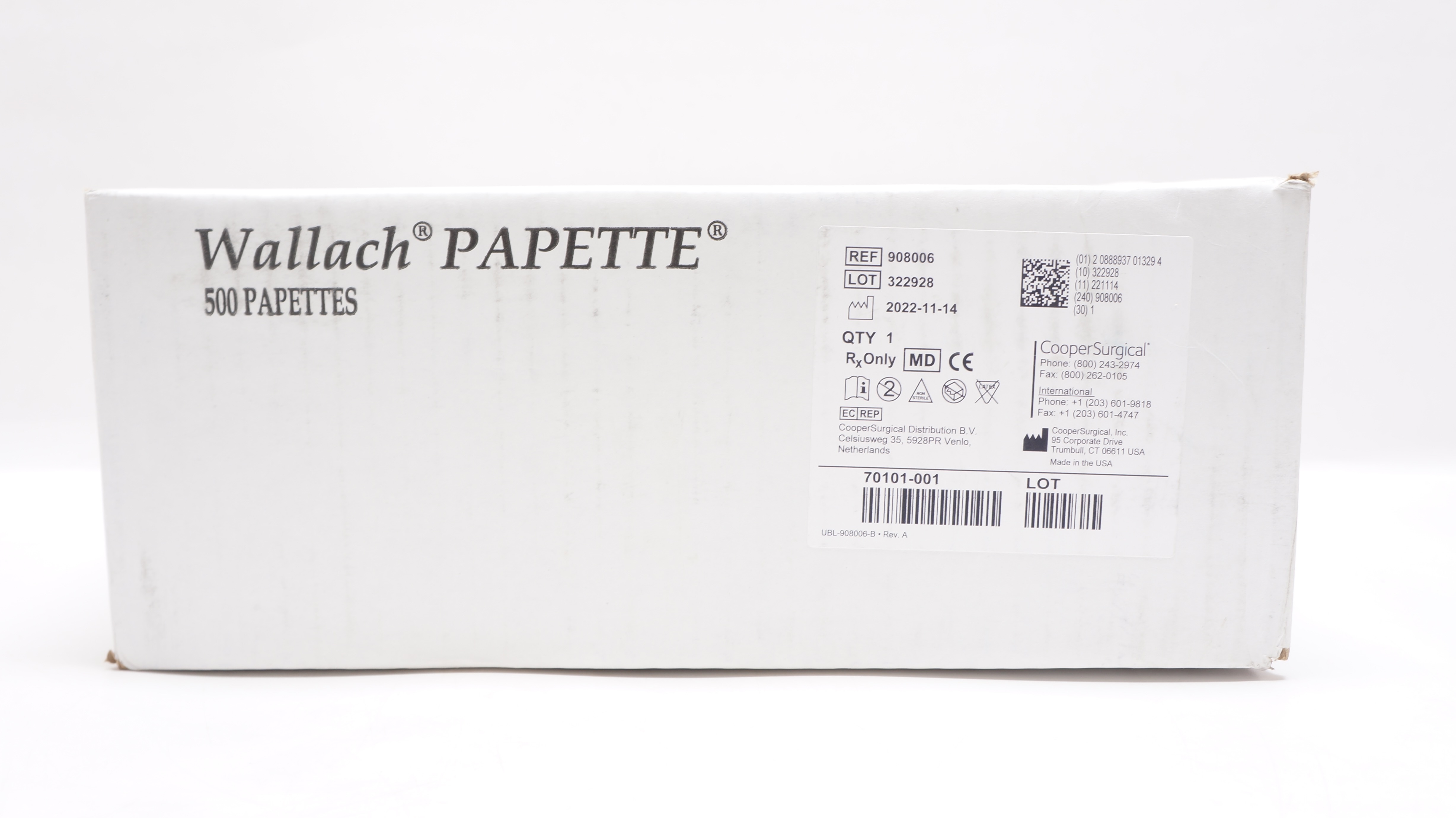 Cooper Surgical 908006 Wallach Papettes - Case of 500
