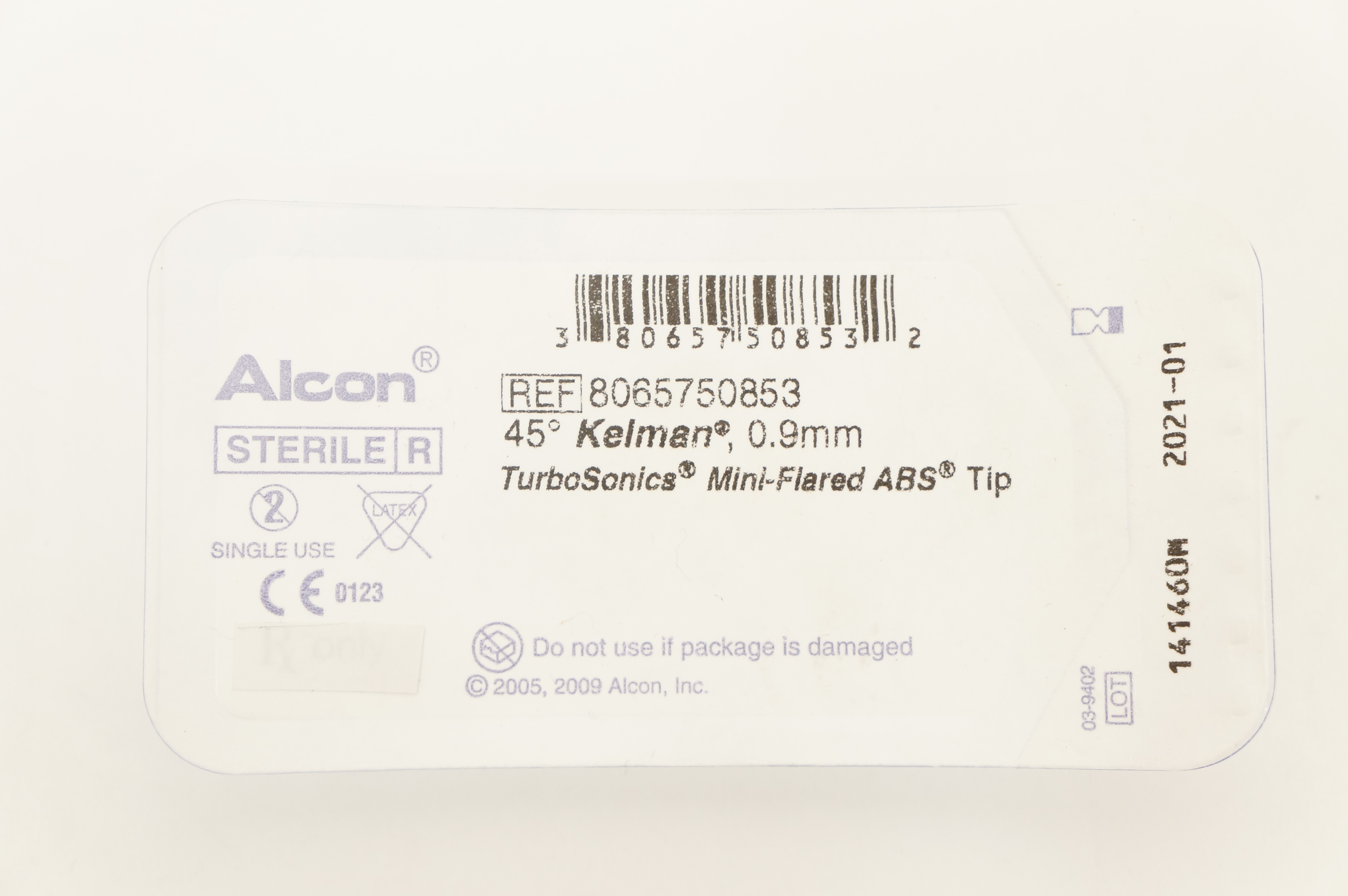 Alcon 8065750853 45 degree Kelman 0.9mm TurboSonics Mini-Flared ABS Tip (x)
