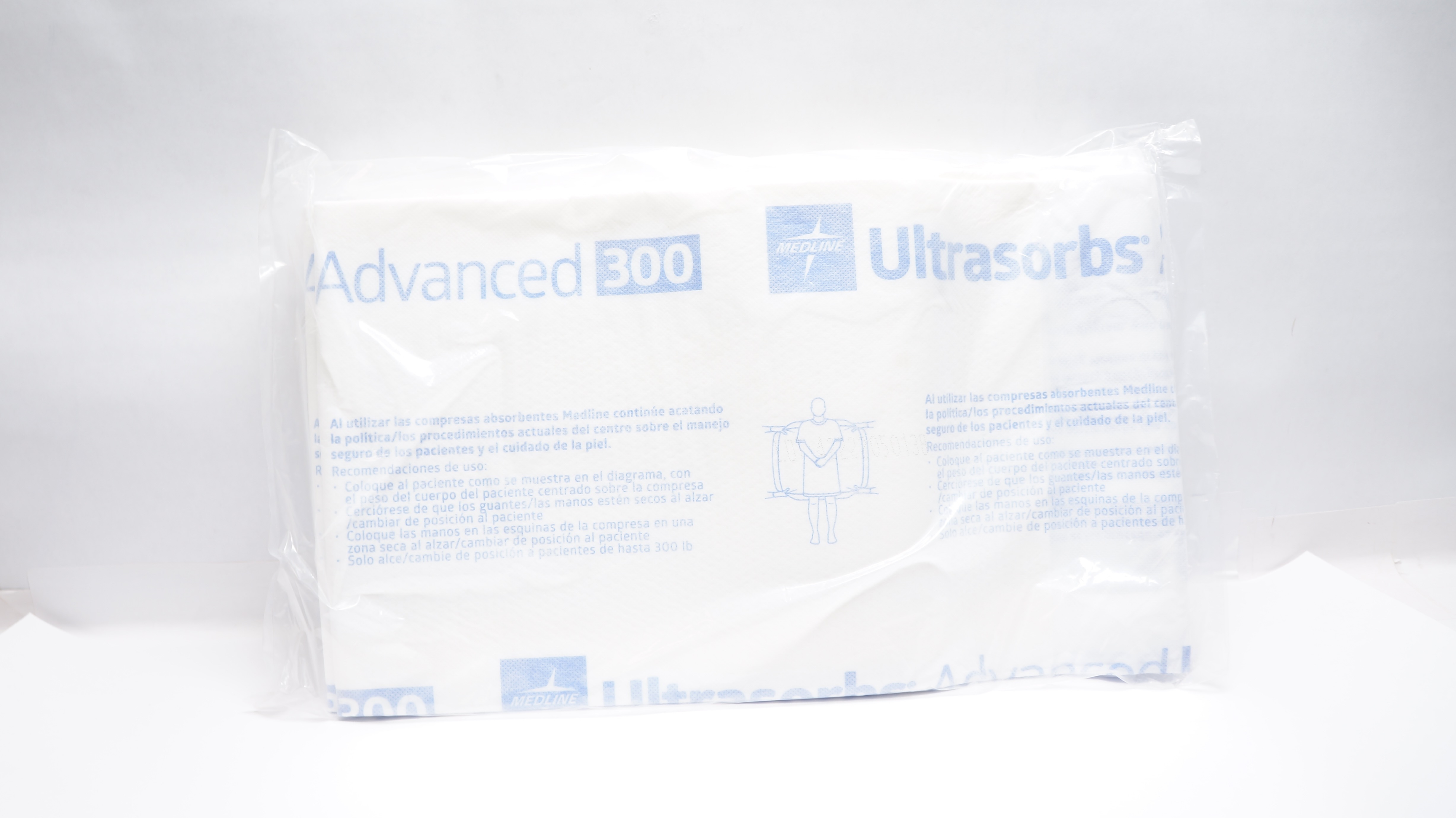 Medline Ultrasorbs Advanced 300 Premium Underpads 300lb 30x36inch - Pack of 10