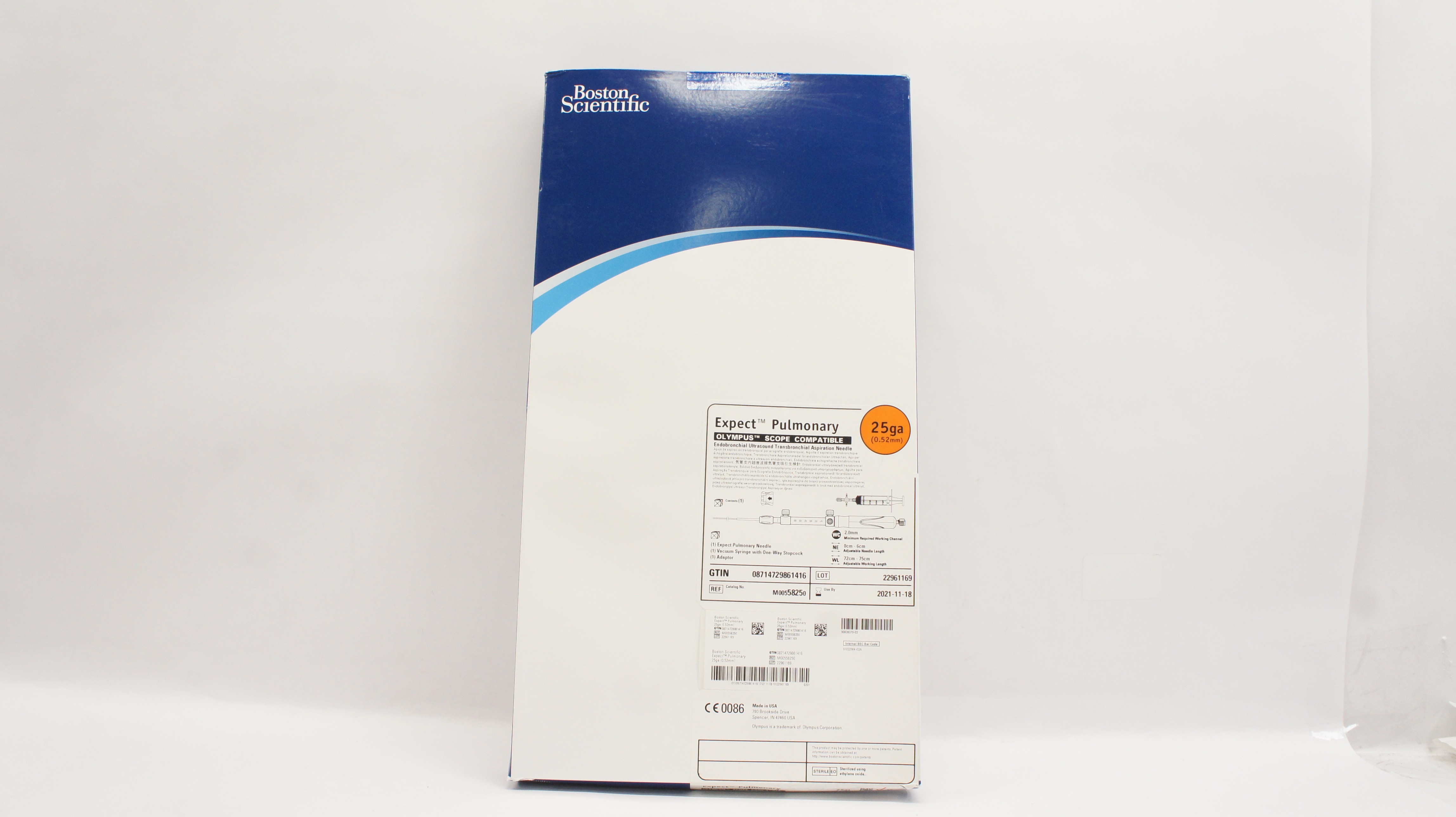 Boston Scientific M00558250 Expect Pulmonary Olympus Scope Compatible 25Ga (x)