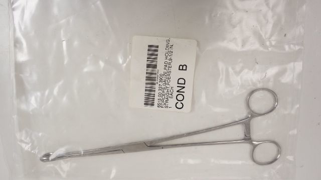 Alan Scott Foerster Gauze Pad Holding Forceps 9-1/2in