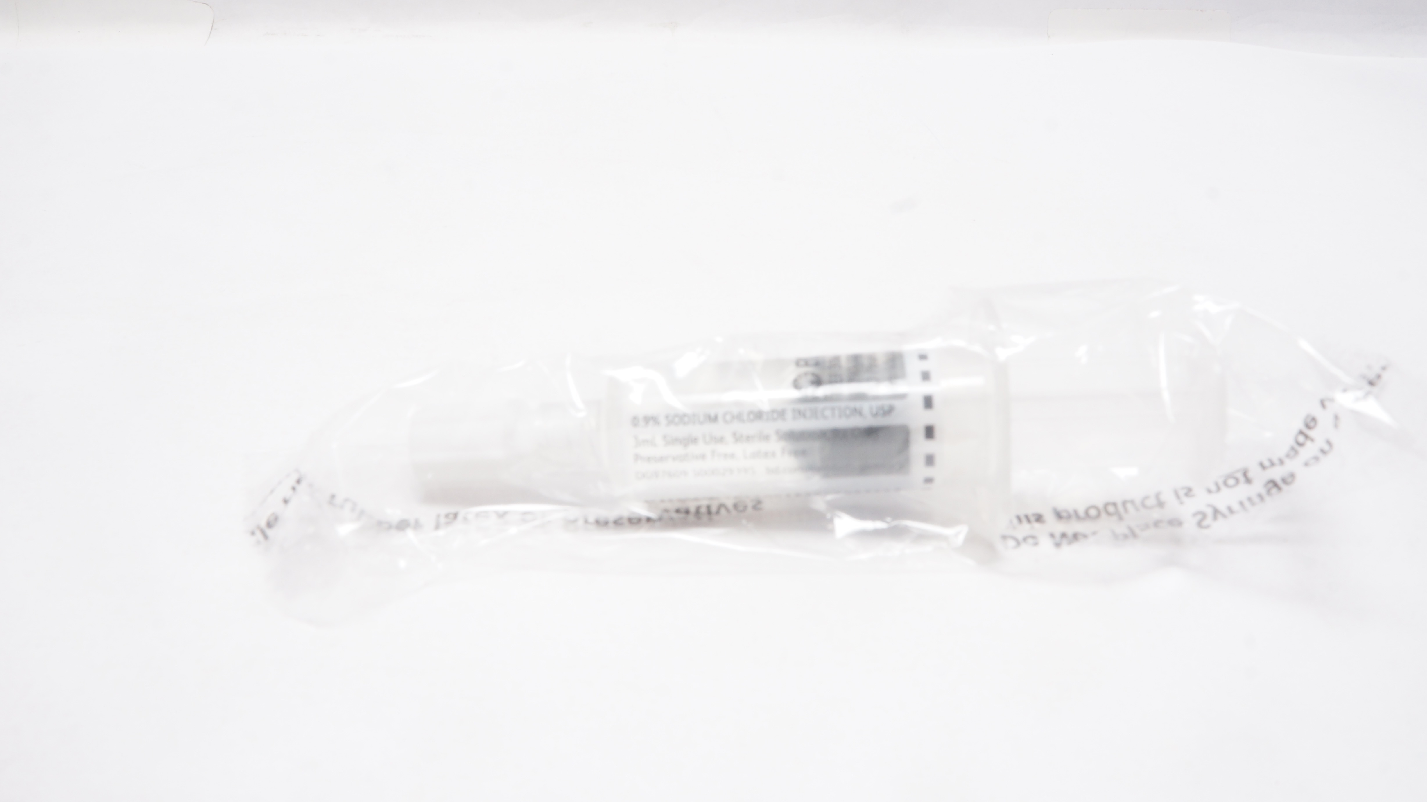 BD 306544 PosiFlush Saline Flush Syringe 3mL 0.9% Sodium Chloride