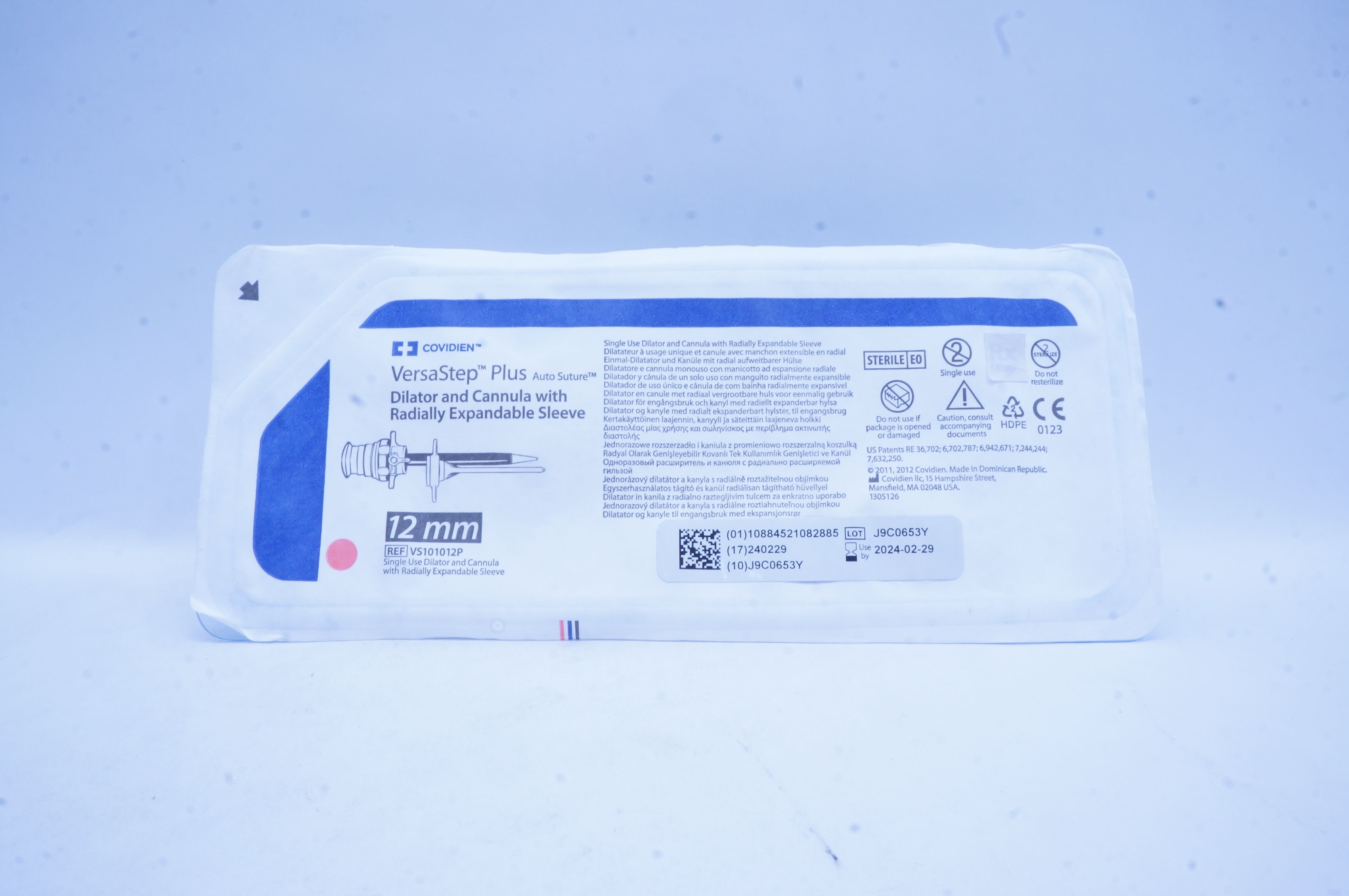 Covidien VS101012P Dilator & Cannula W/Radially Expandable 12mm (x)