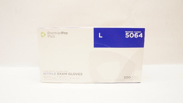 PremierPro 5064 Nitrile Exam Gloves L - Case of 2000