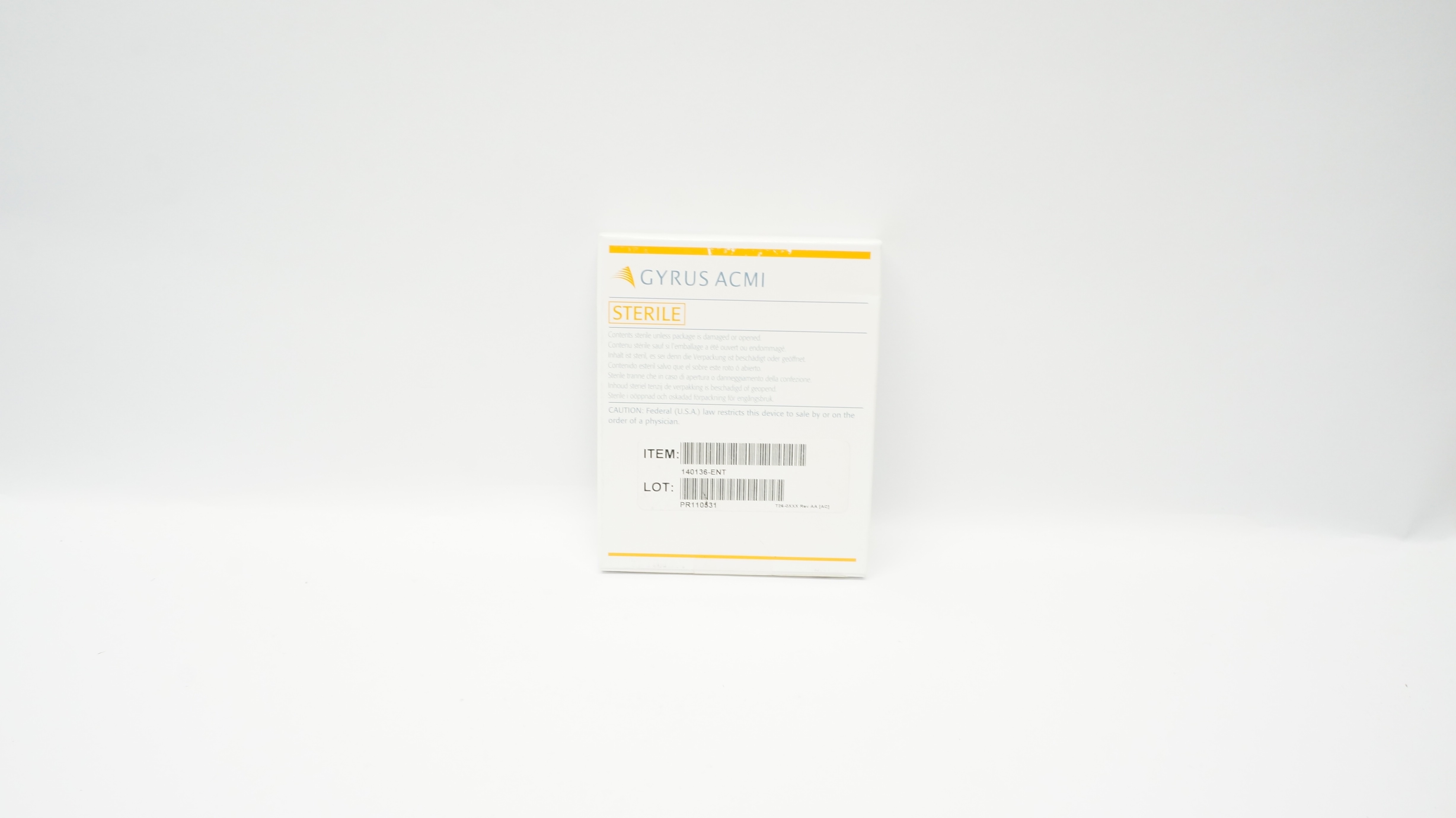 Gyrus ACMI 140136-ENT Schuknecht Fluoroplastic/Wire Malleus Attachment Piston, S