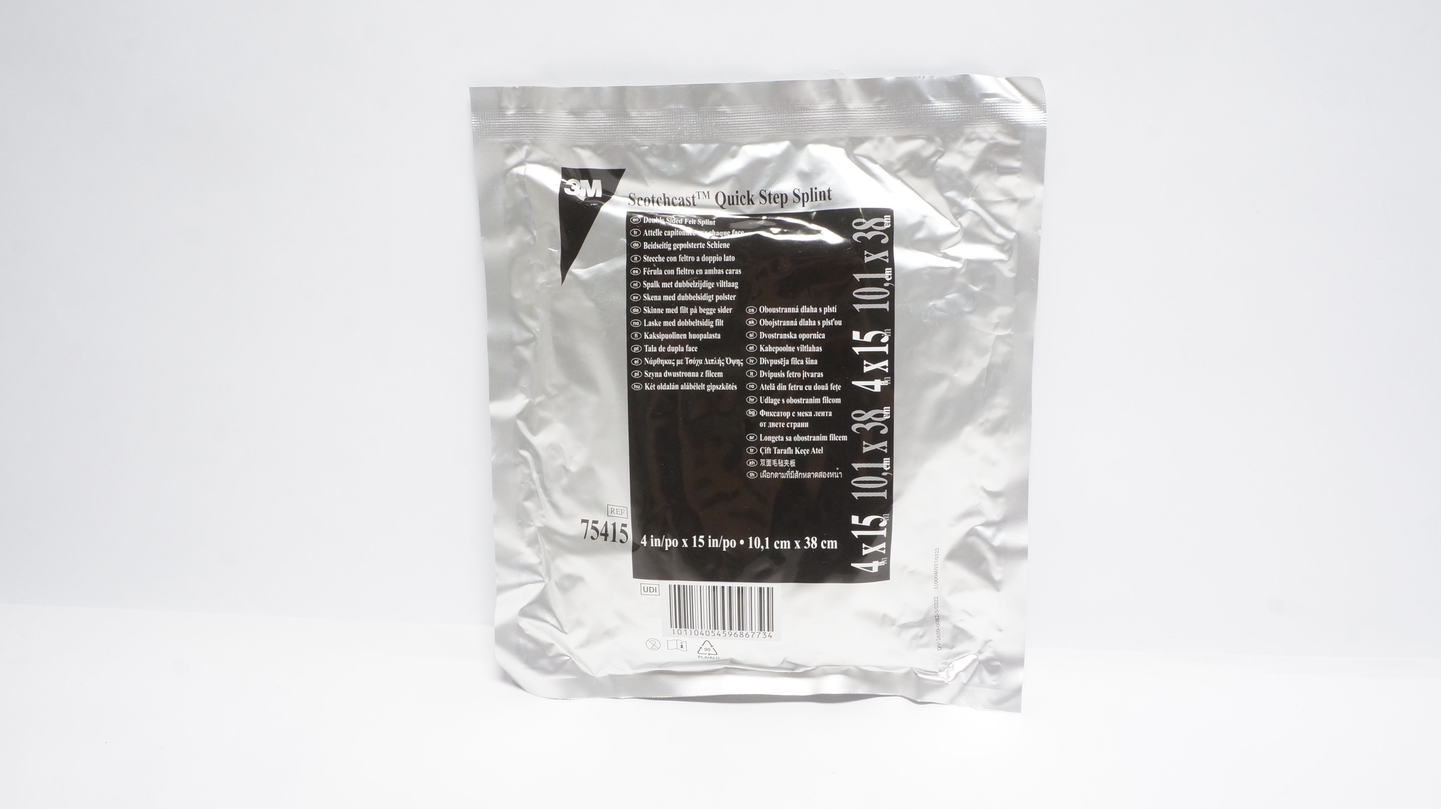 3M 75415 Scotchcast Quick Step Splint 4 in x 15 in Orthopedic (x)