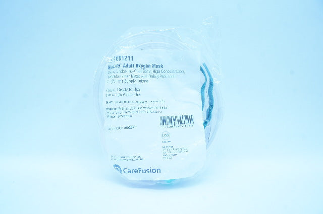 CareFusion 001211 Airlife Adult Oxygen Mask Vinyl, Under-the-Chin Style, 7ft