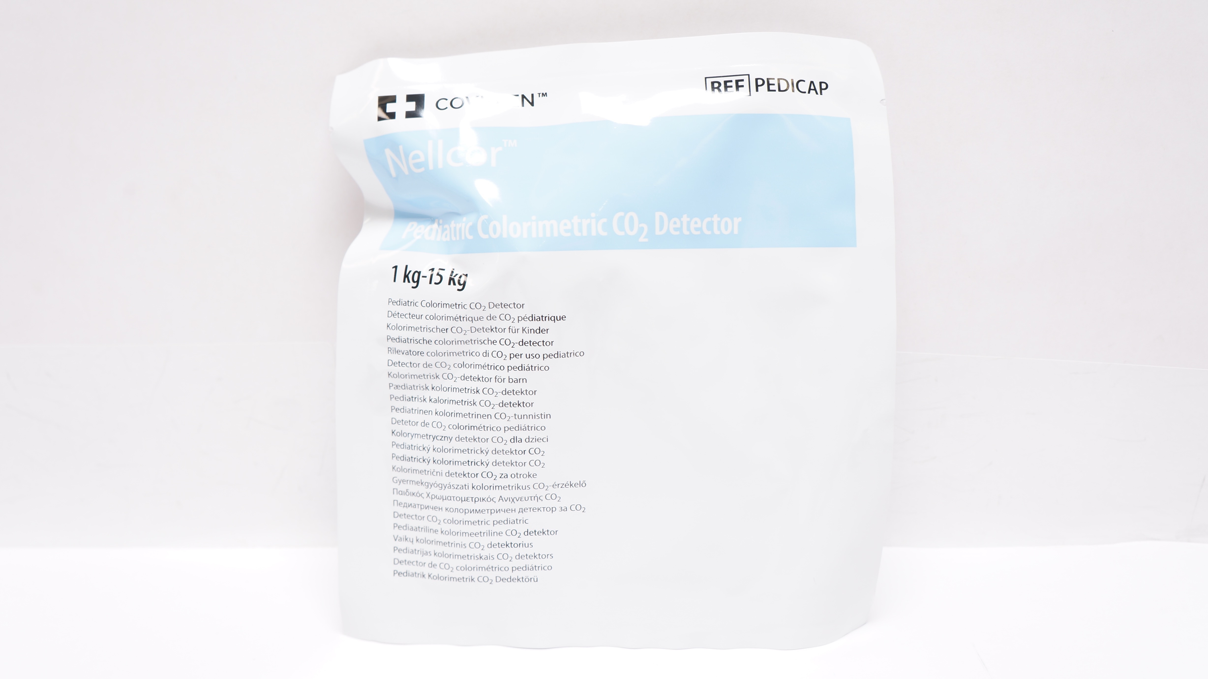 Covidien PEDICAP Nellcor Pediatric Colorimetric CO2 Detector 1 kg-15g