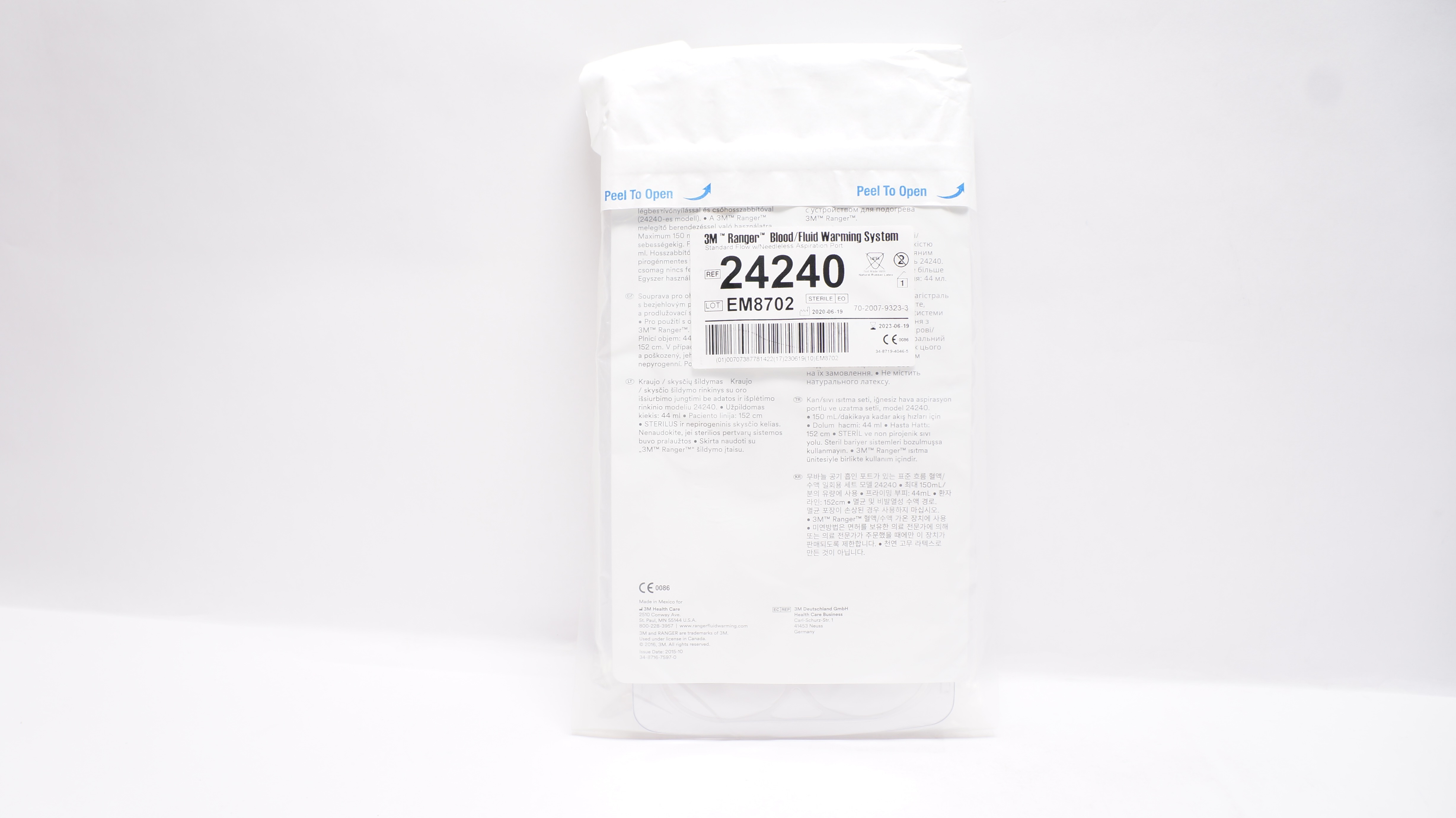 3M 24240 RANGER Standard Flow Blood/Fluid Warming System (x)