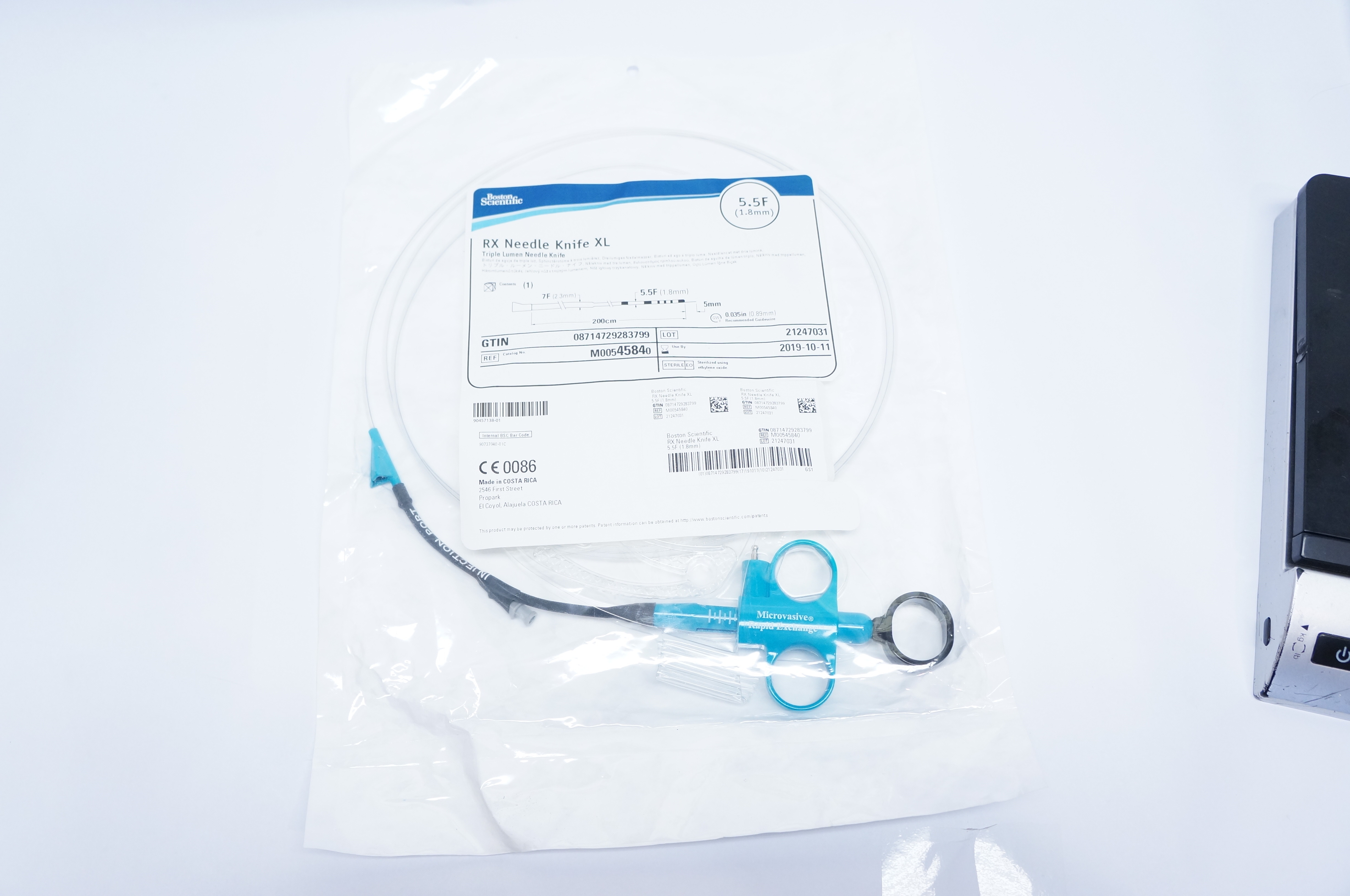 Boston Scientific 4584 RX Triple Lumen Needle Knife XL 5.5F (x)