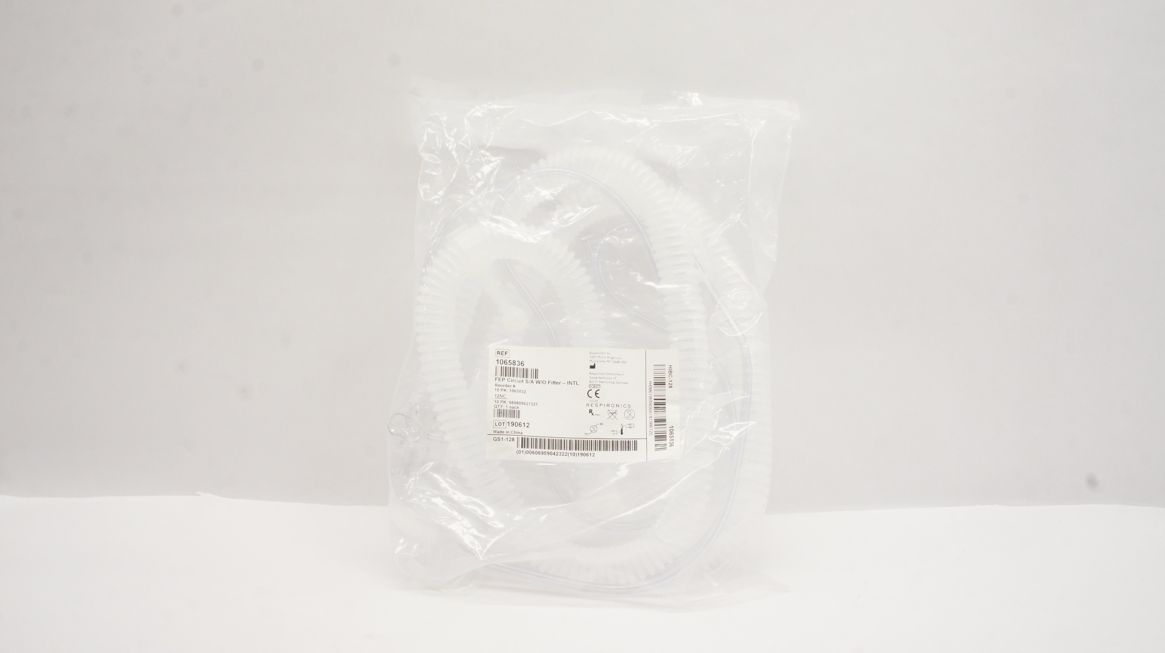 Respironics 1065836 FEP Circuit S/A W/O Filter - INTL