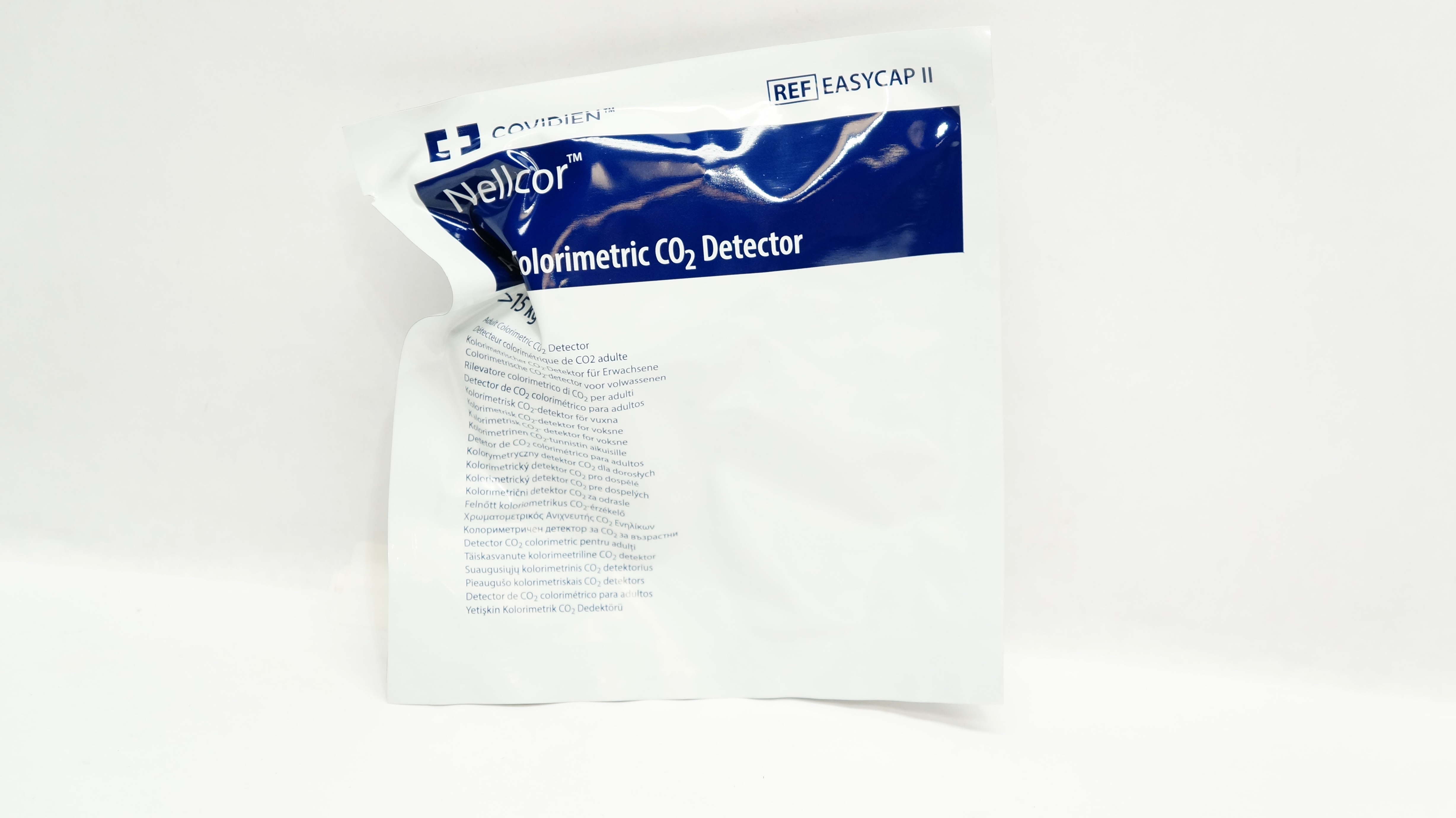 Covidien EASYCAPII Nellcor Adult Colorimetric CO2 Detector >15kg (x)