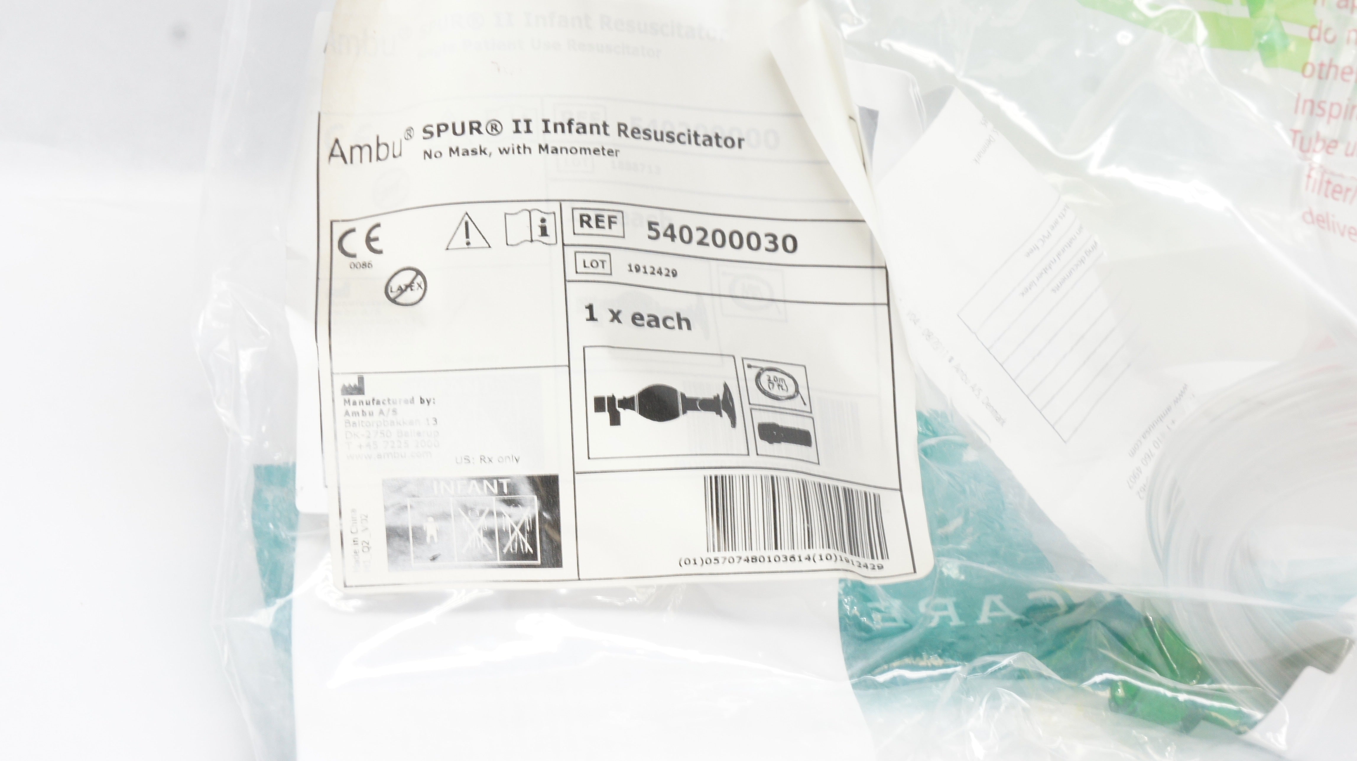 AMBU 540200030 Spur II Infant Resuscitator No Mask With Manometer
