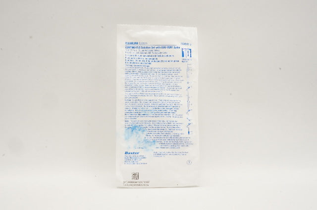 Baxter 2C8541 s Clearlink System Continu-Flo Solution Set, 10 drops/mL (Approx.)