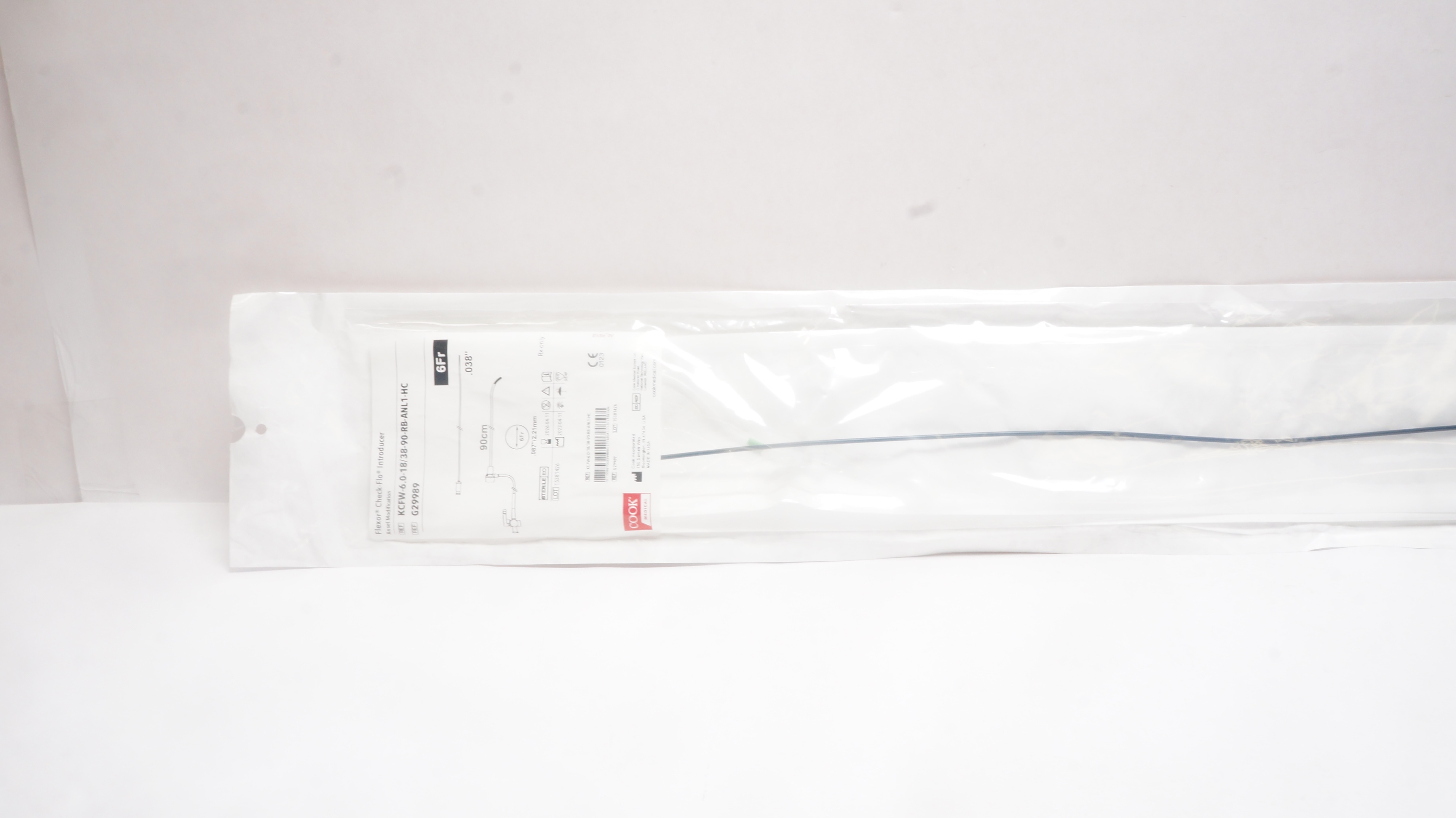 Cook Medical G29989 Flexor Check-Flo Introducer 6Fr x 90cm
