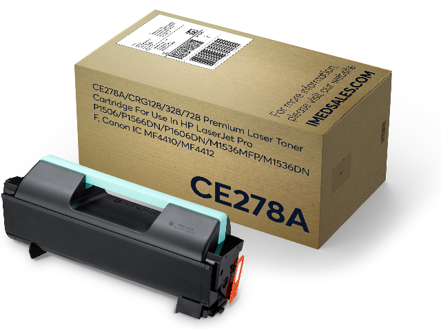 CE278A Premium Laser Toner Cartridge For Use In HP LaserJet Pro