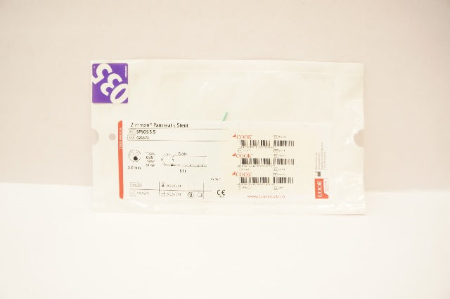 Cook Medical G24574 Zimmon Pancreatic Stent 5Fr. x 5cm