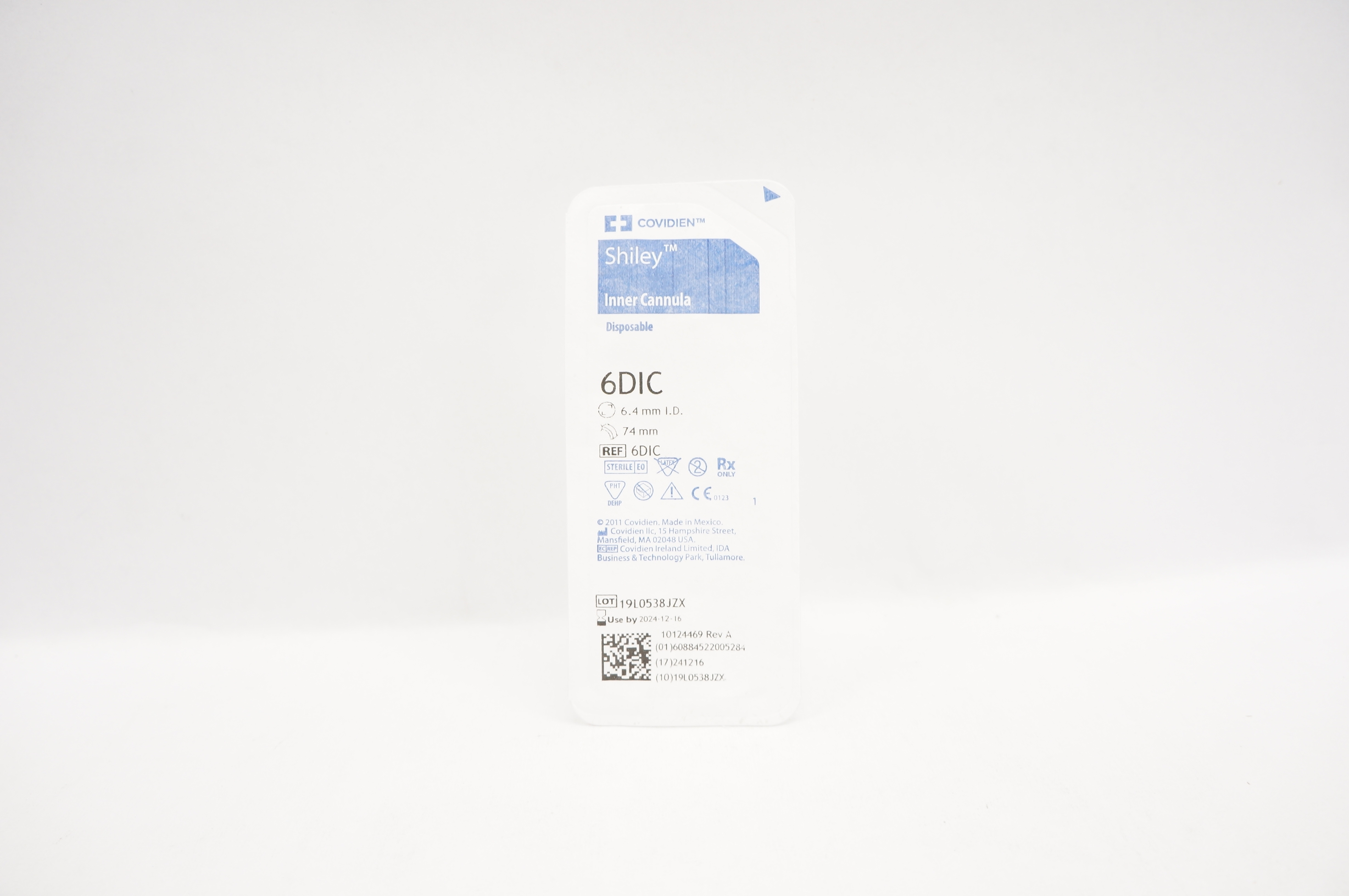 Covidien 6DIC Shiley Inner Cannula 6.4mm x 74mm