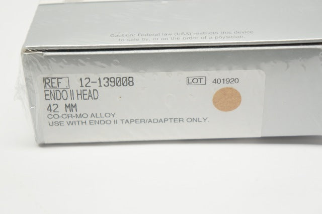 Biomet 12-139008  Endo II Head 42mm (x)