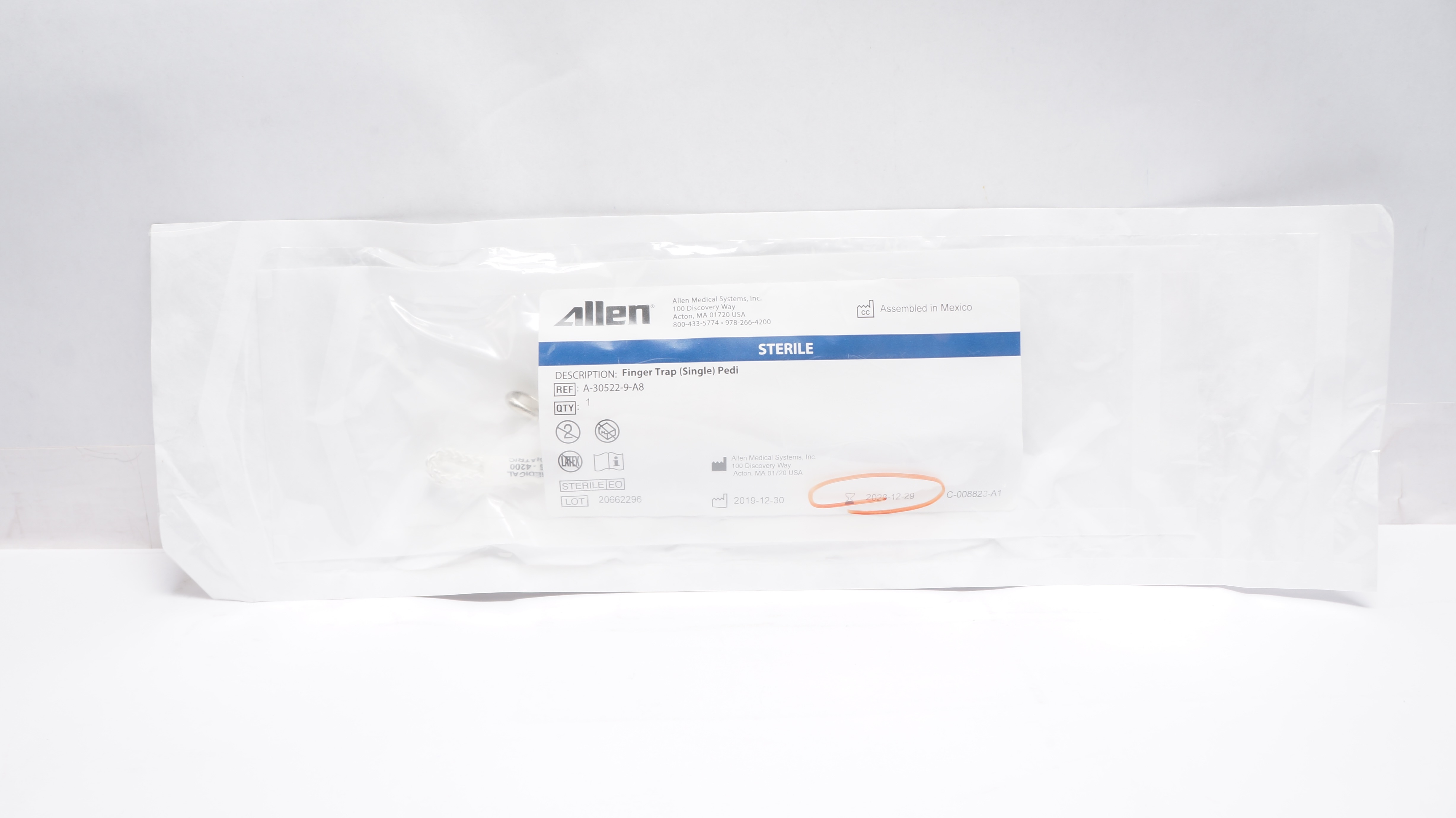 Allen Medical A-30522-9-A8 Finger Trap Pedi (x)