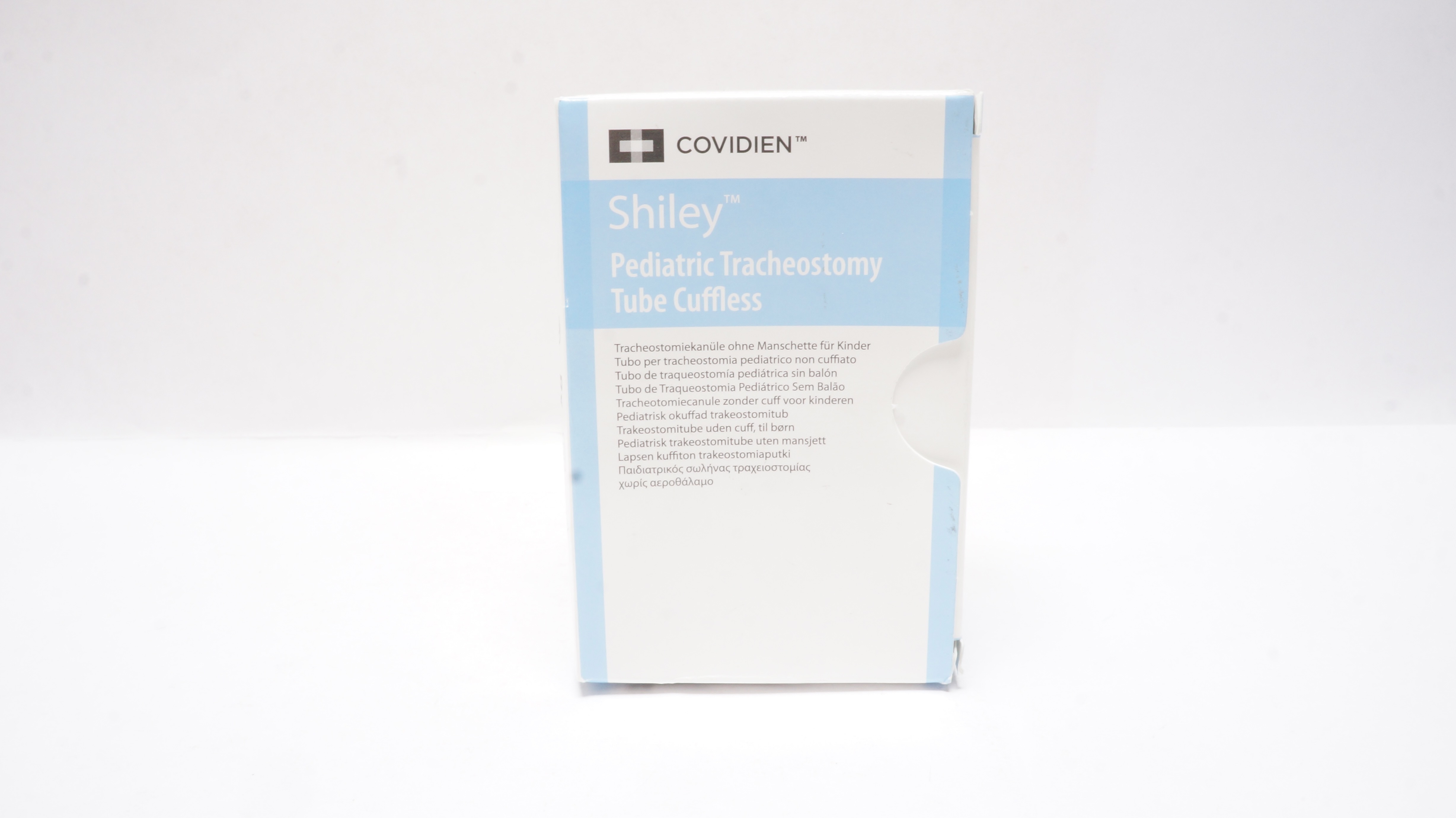 Covidien 4.0PED Shiley Pediatric Tracheostomy Tube Cuffless 4.0mm x 5.9mm