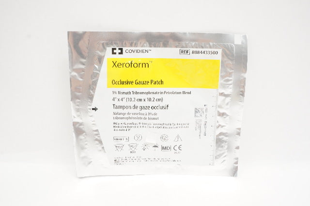 Covidien 8884433500 Xeroform Occlusive Gauze Patch 4inch x 4inch