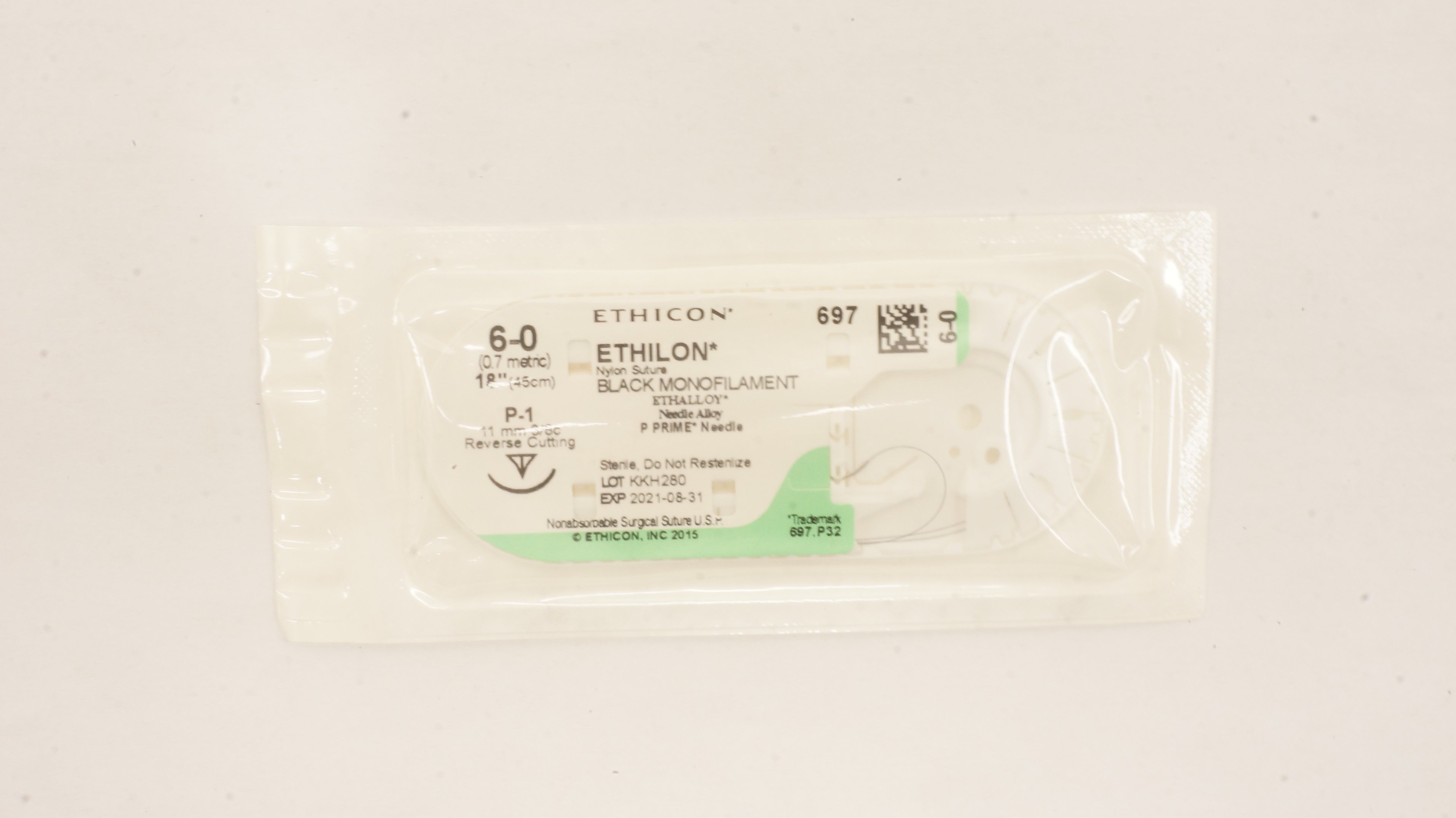 Ethicon R833 2-0 MERSILENE Polyester Stre SH 26mm 1/2c Taper 30inch
