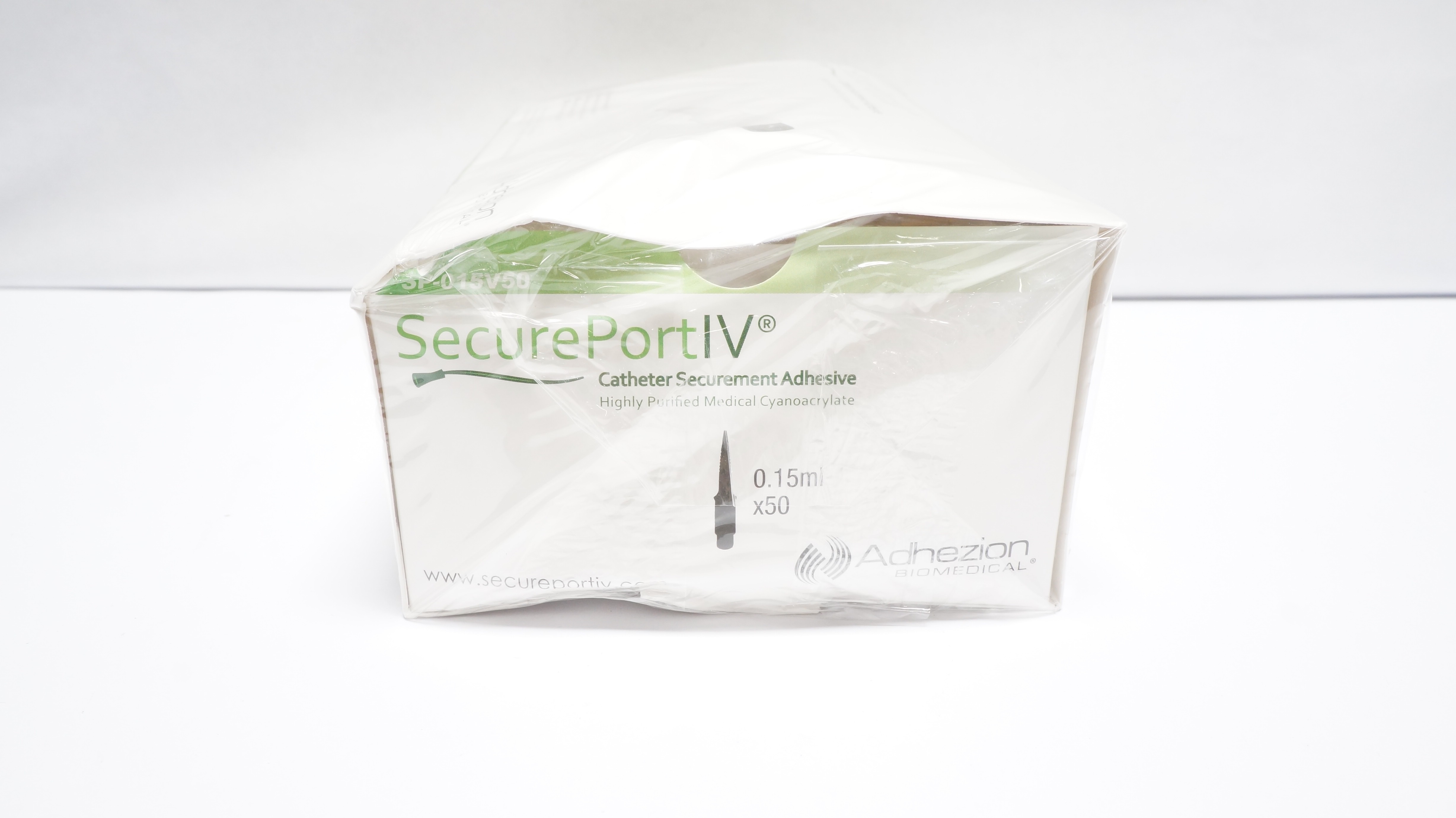 Adhesion Biomedical SP-015V50 Secure PortIV Cath.Securement Adhesive - Box of 50