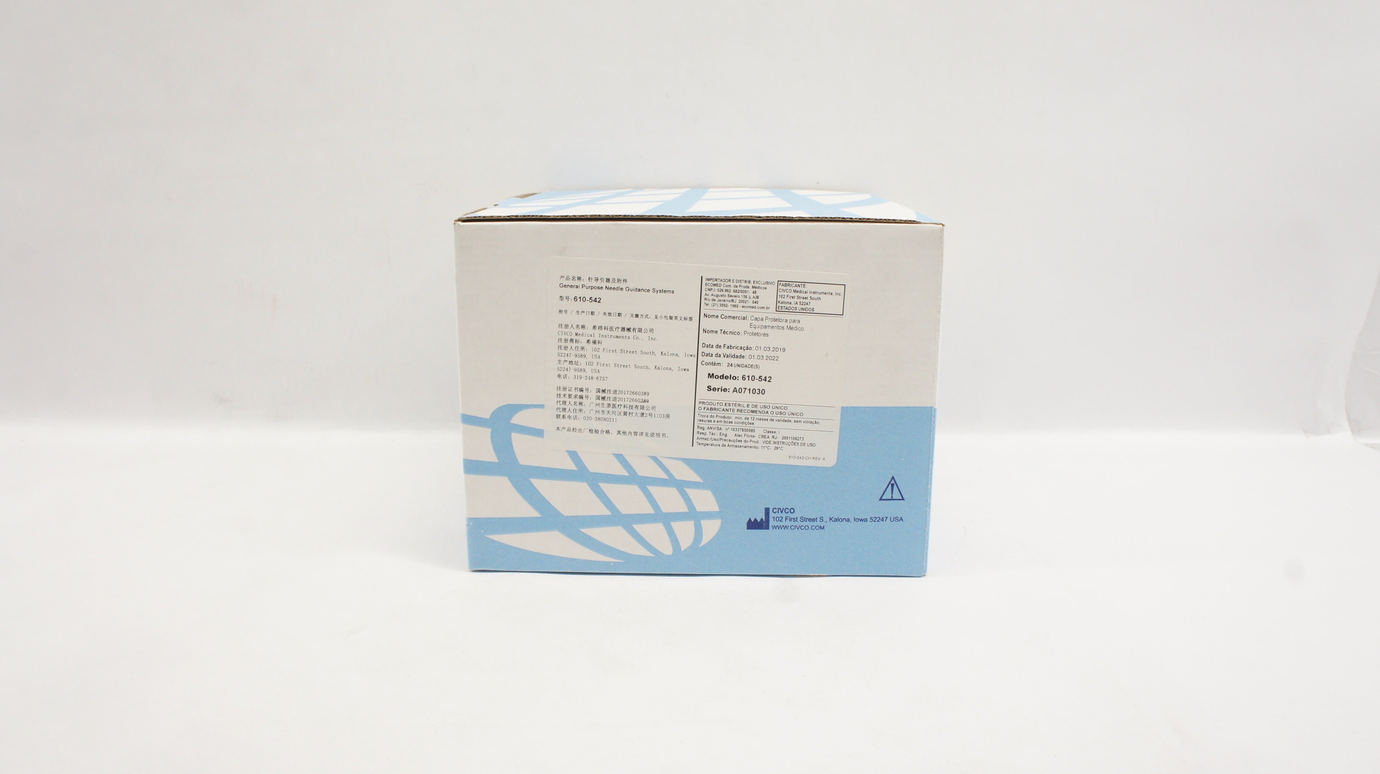 Civco 610-542 CIV-Flex Transducer Cover 14 x 91.5cm -Box of 24