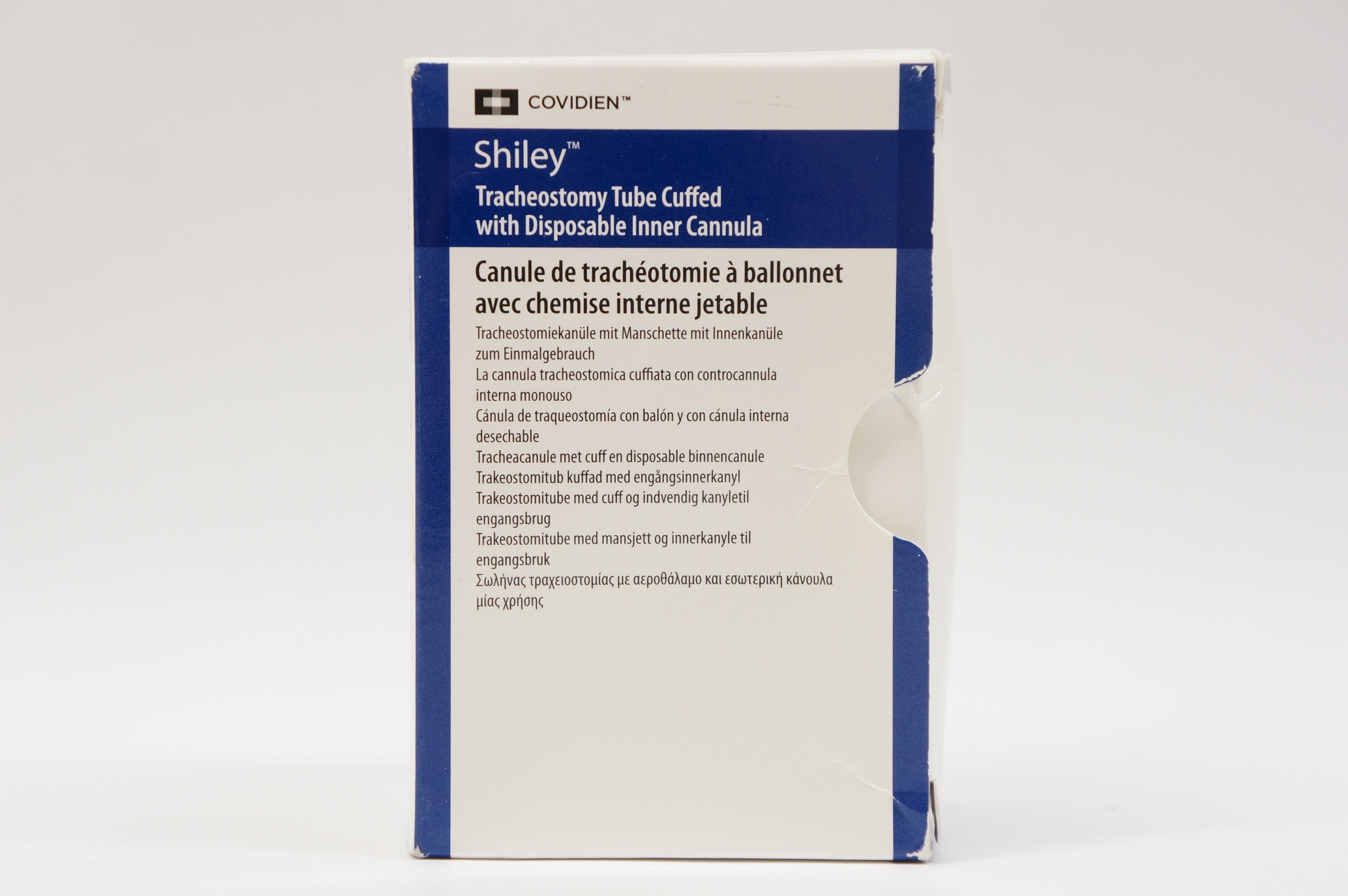 Covidien 8DCT Shiley Tracheostomy Tube Cuffed, 7.6 mm x 12.2 mm x 79 mm (x)
