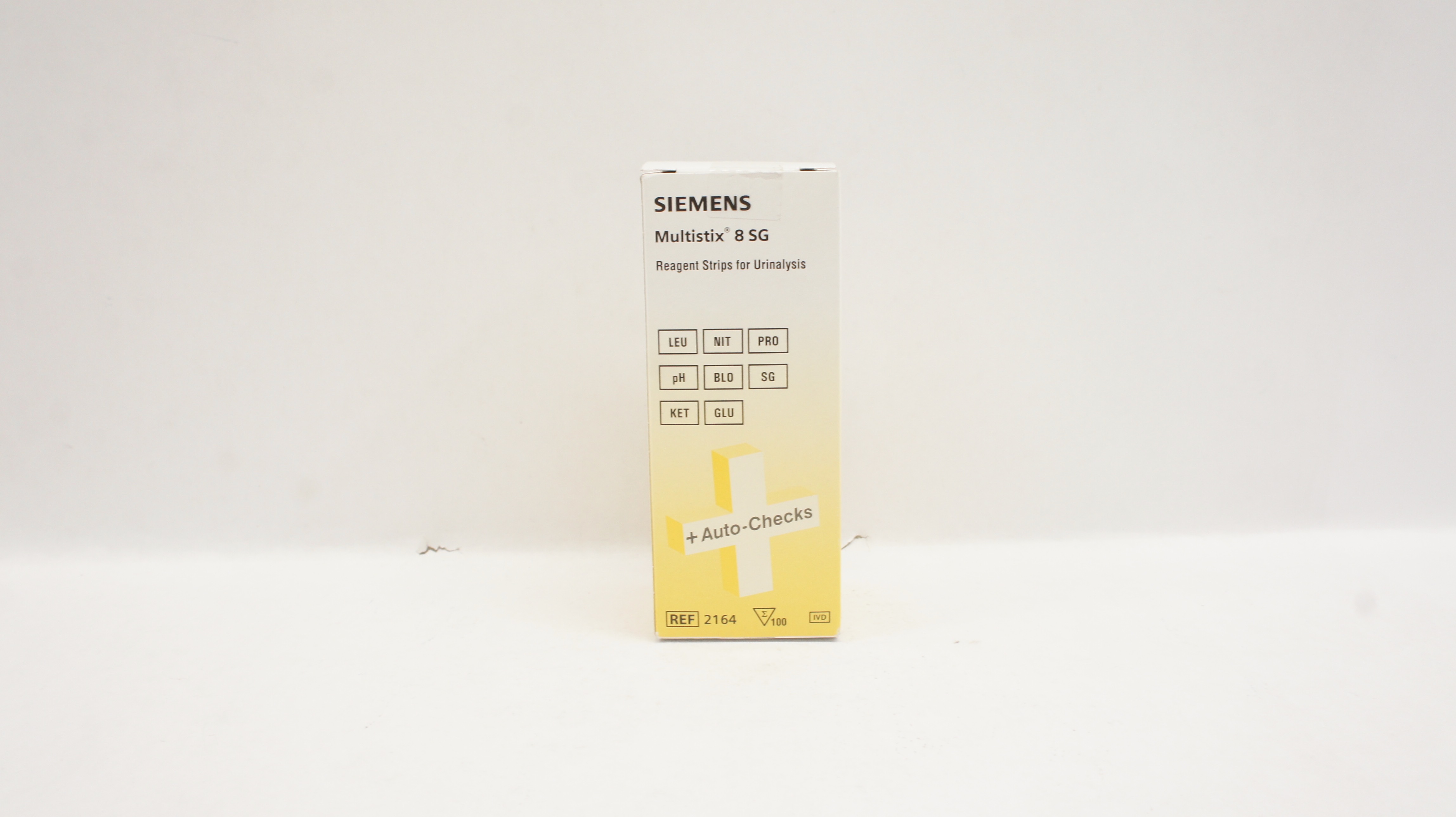 Siemens 2164 Multistix 8SG Reagent Strips for Urinalysis (x) - Box of 100
