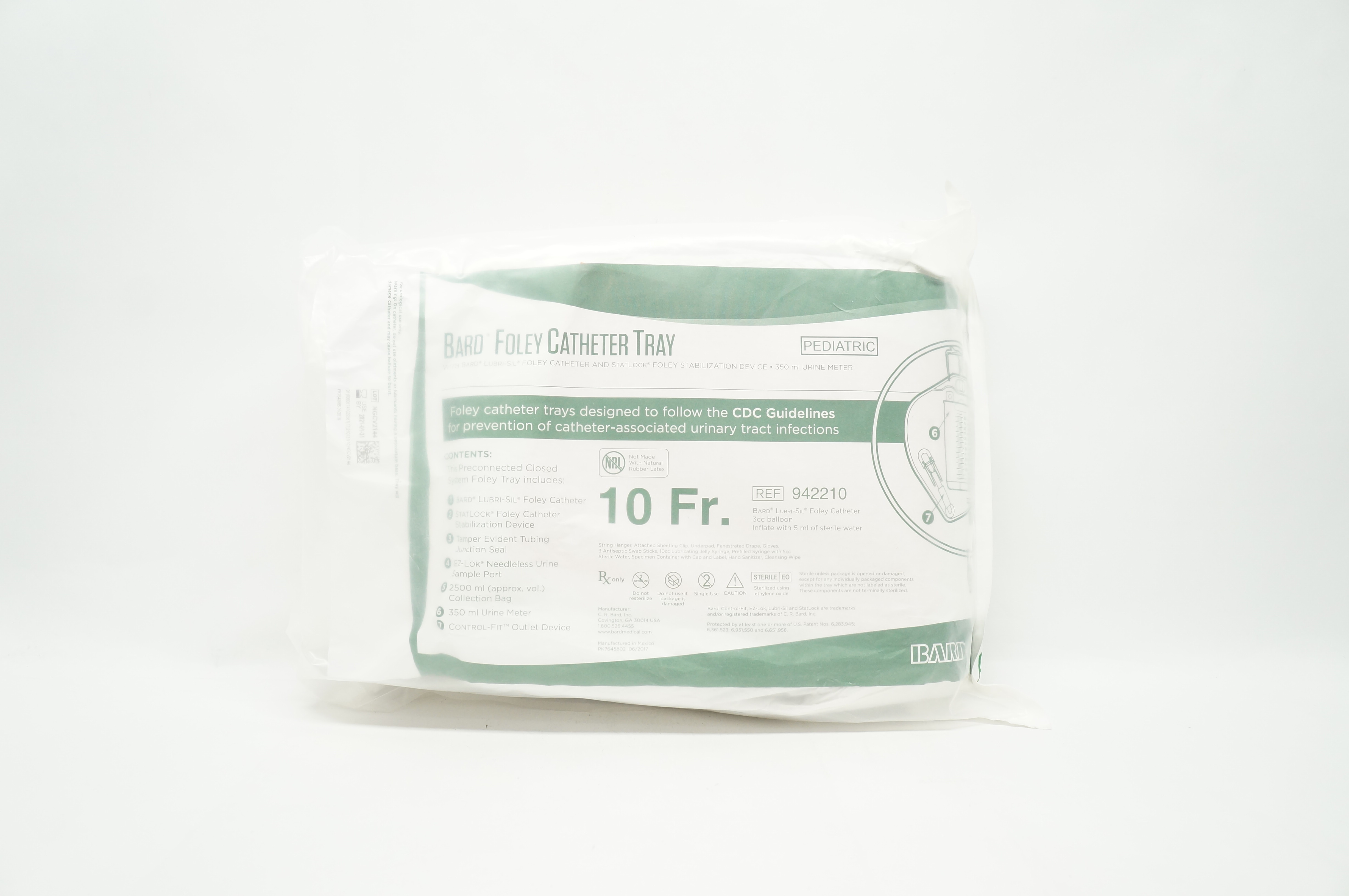 Bard A942210 SureStep Foley Tray System 10Fr. (x)