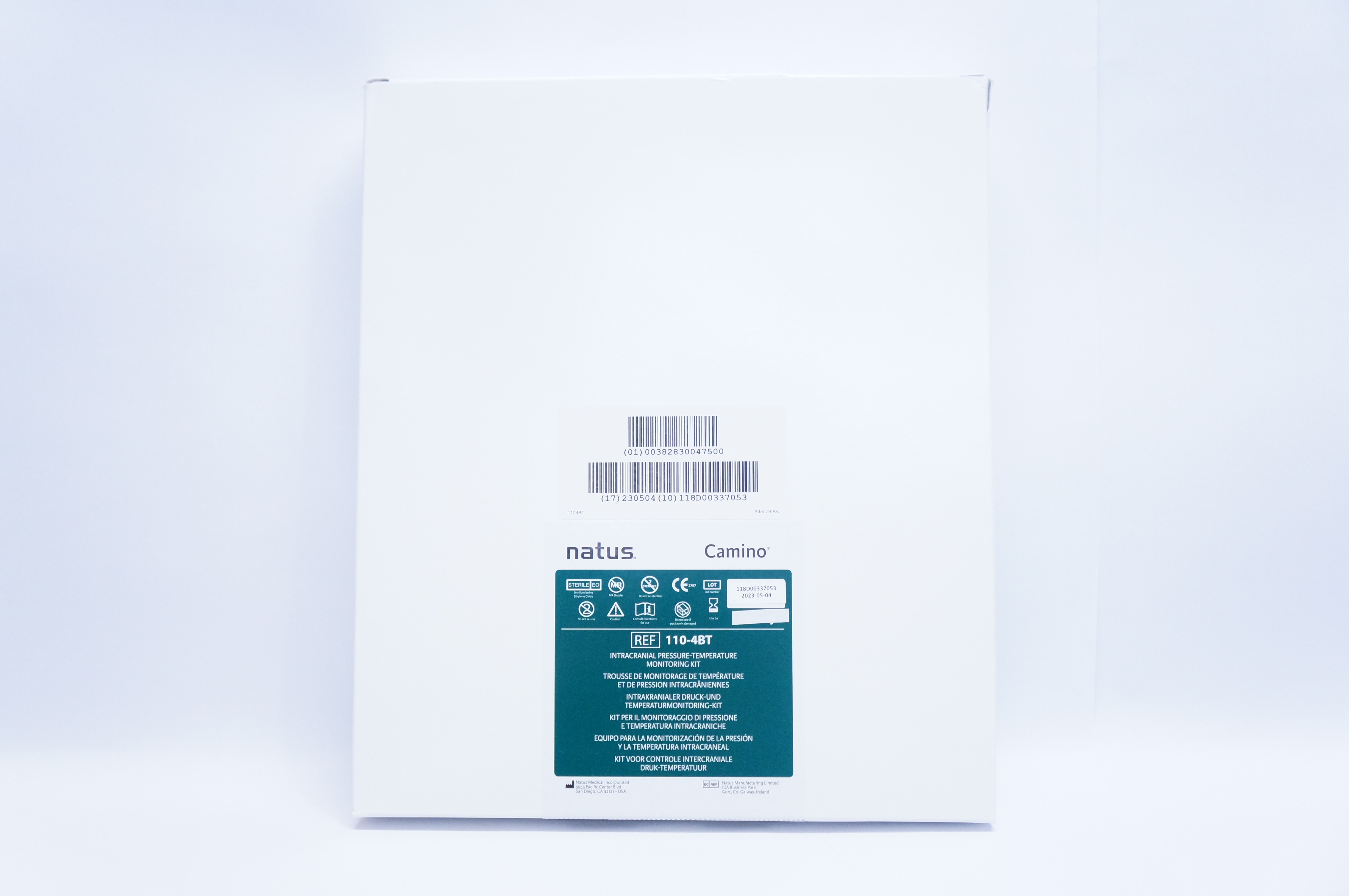 Natus 110-4BT Camino Intracranial Pressure-Temperature Monitoring Kit