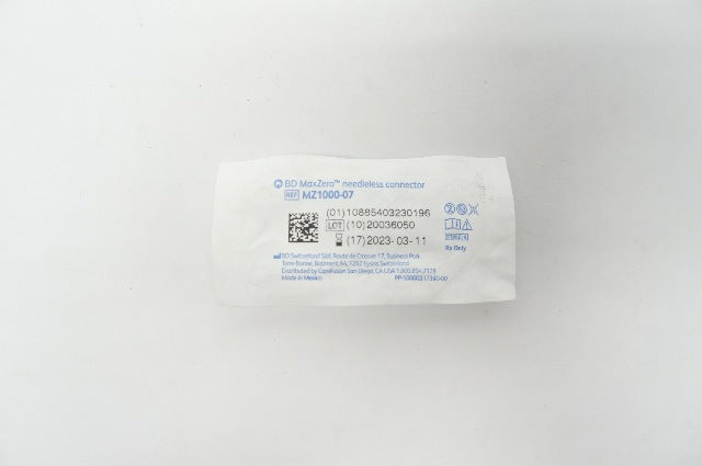 BD MZ1000-07 MaxZero Ndleless Connector (x)