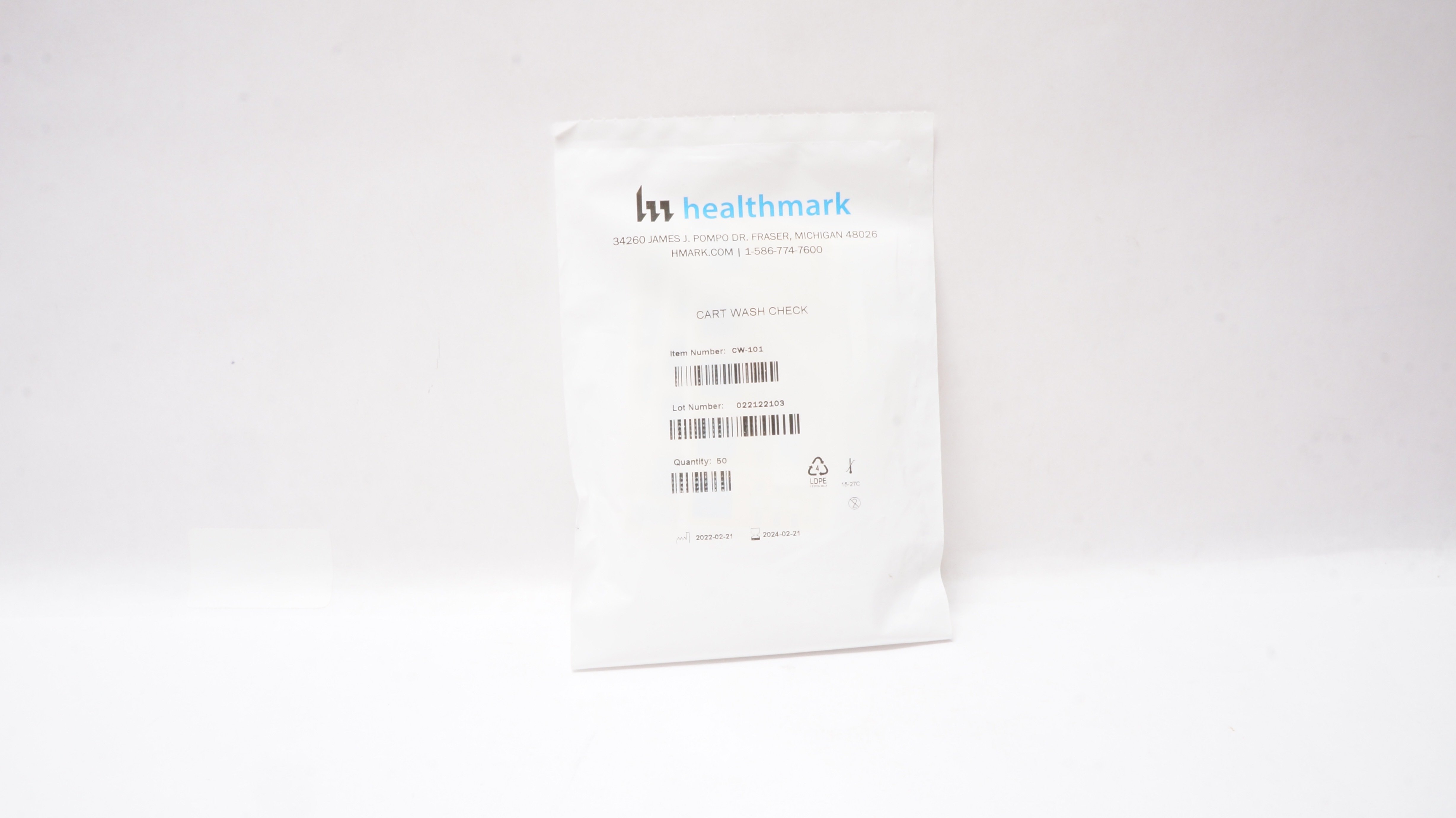 Healthmark CW-101 Test For Water Coverages - Pack of 50