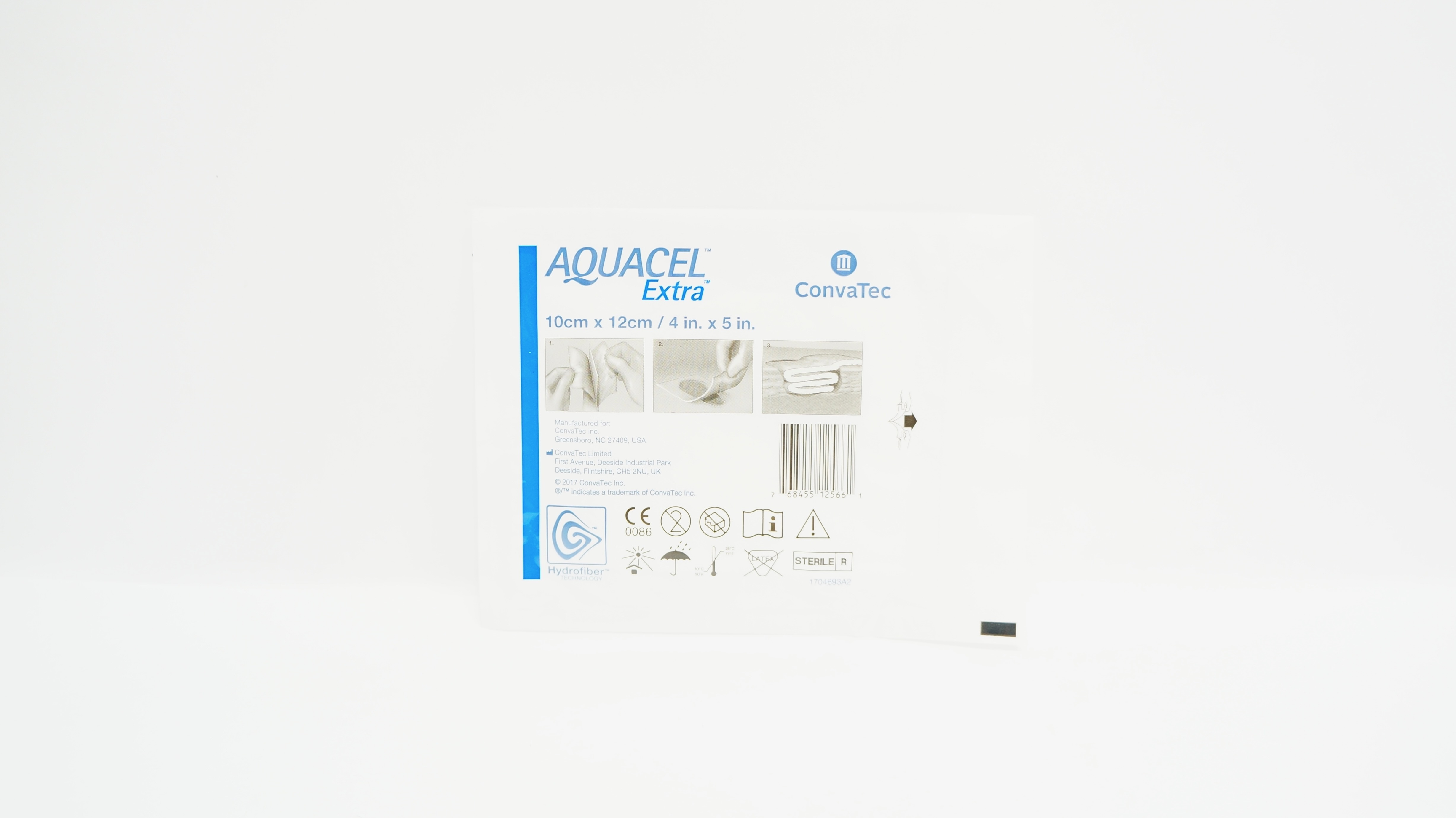ConvaTec Aquacel Extra Hydrofiber Technology 4inch x 5inch (x)