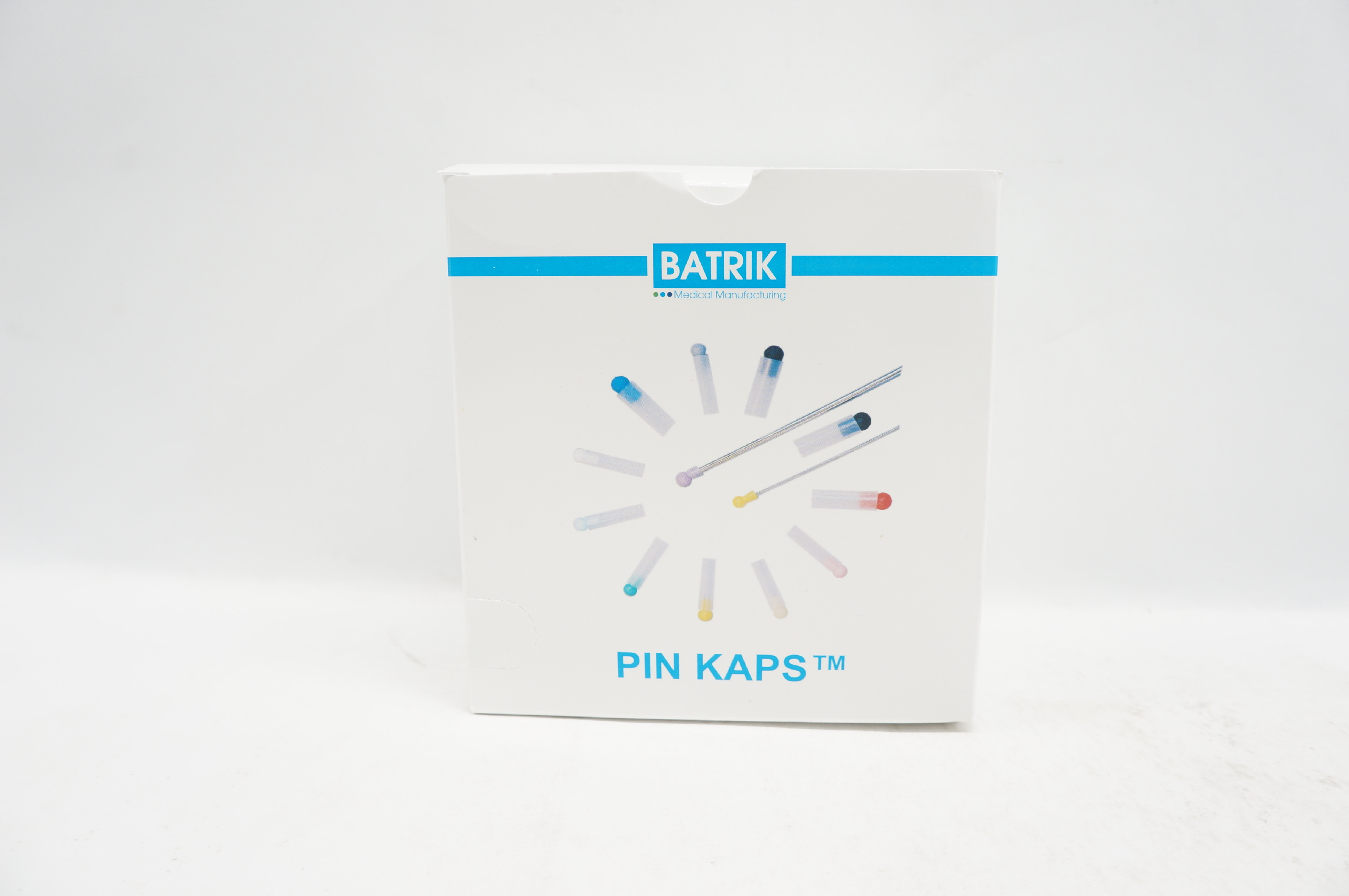 Batrik 14-1035 Pin-Kaps Cover Sterile, Light Blue 0.035 inch