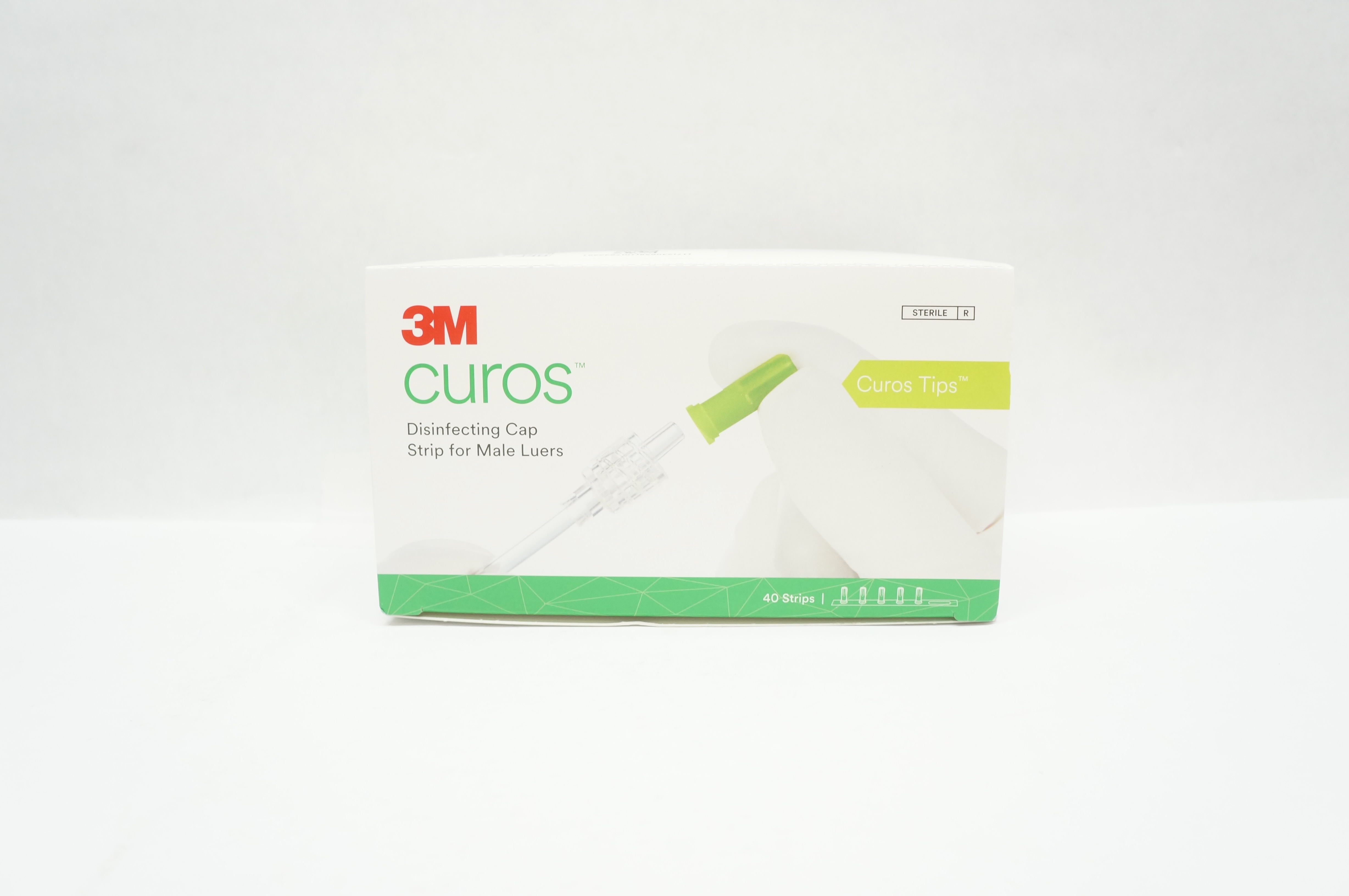 3M CM5-200 Curos Disinfecting Cap Strip for Male Luers - Box of 40