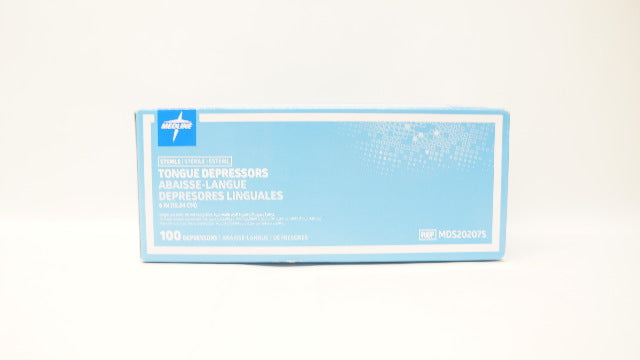 Medline MDS202075 Tongue Depressors 6 inch - Box of 100