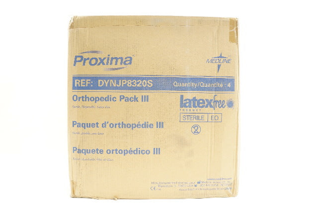 Medline DYNJP8320S Proxima Orthopedic Pack III, Level 4 Drape - Case of 4