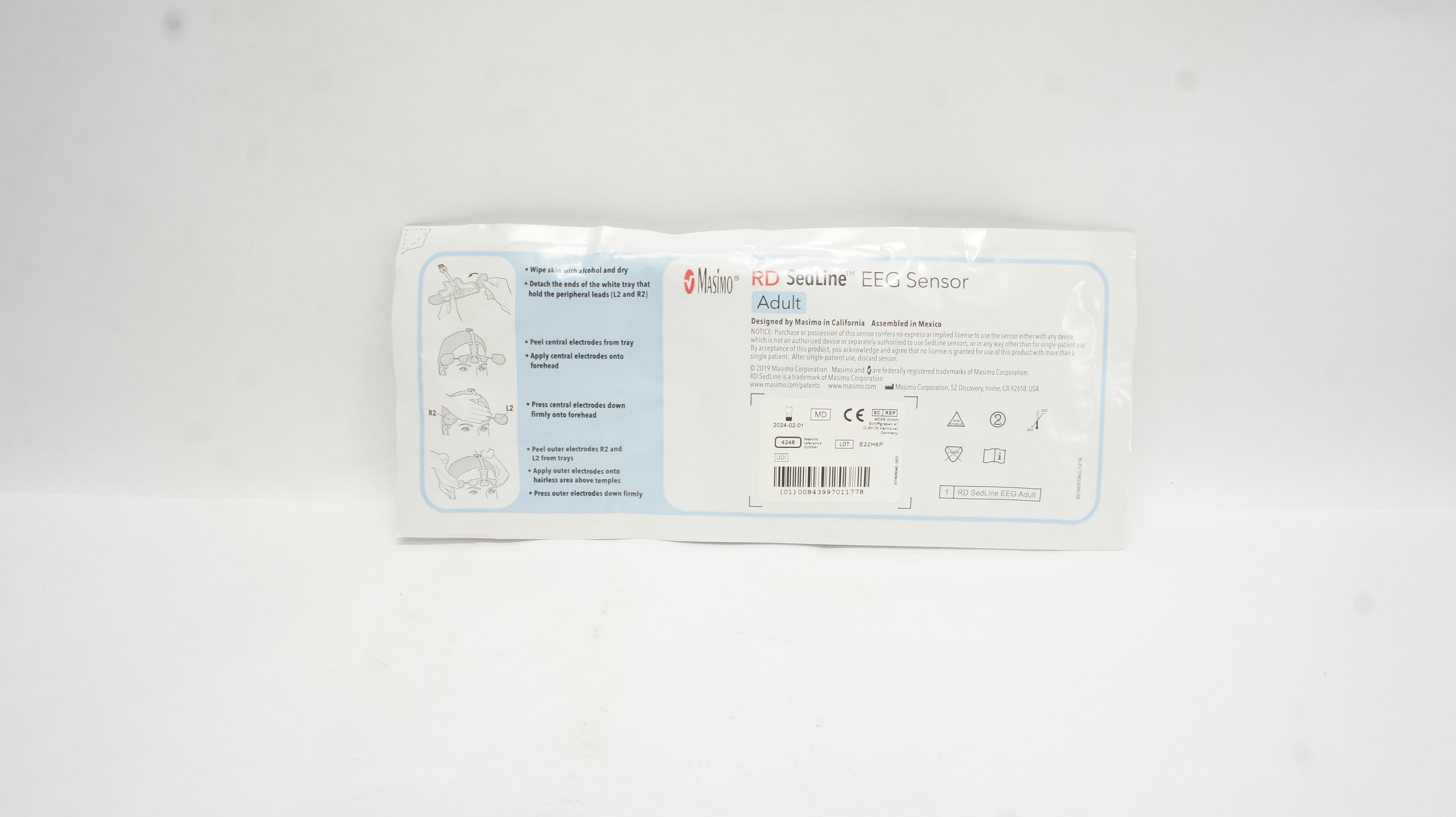 Masimo 4248 RD Sedline EEG Sensor Adult