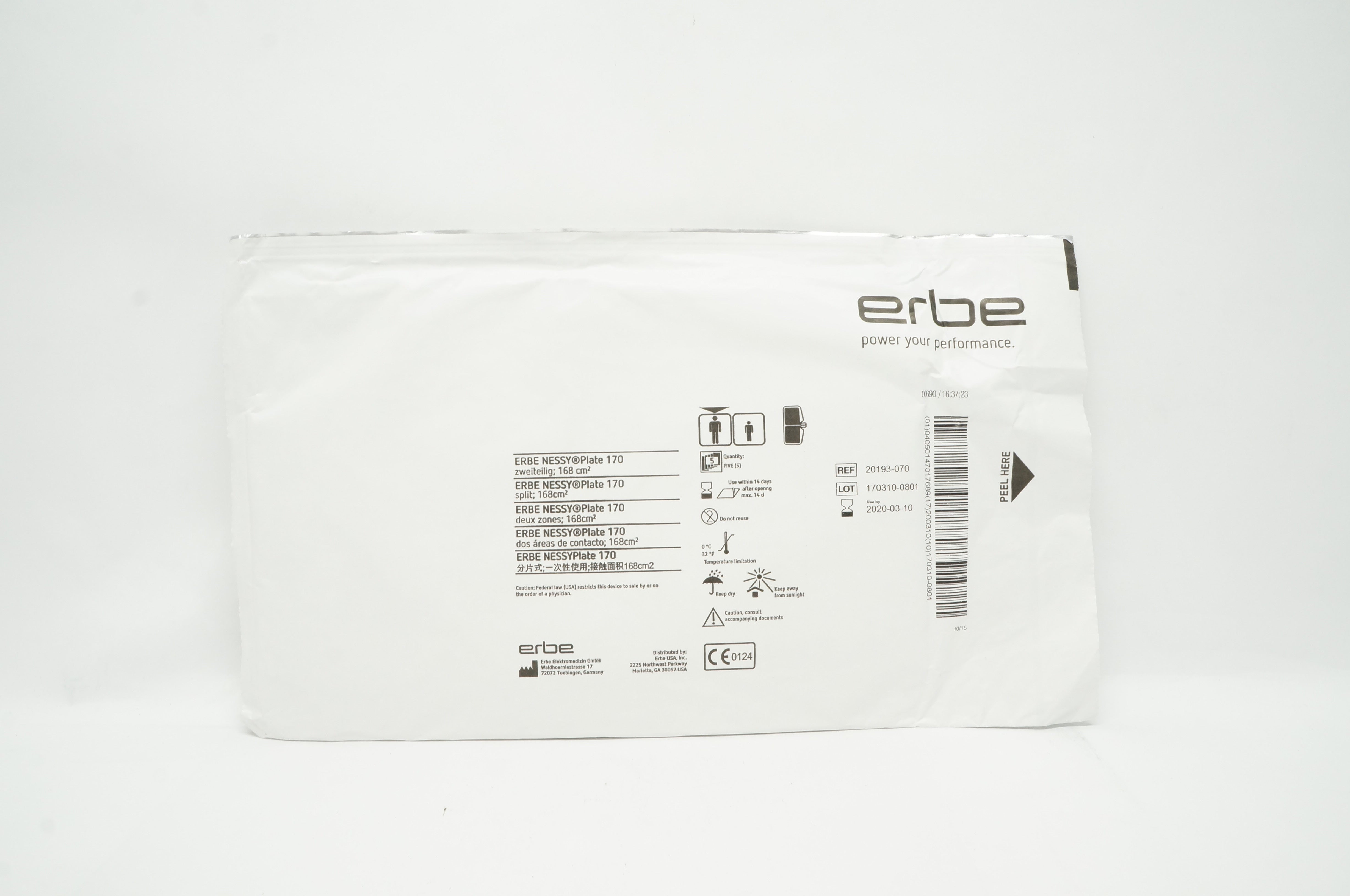 Erbe 20193-070 Nessy Plate 170 Split 168cm2 (x) - Pack of 5