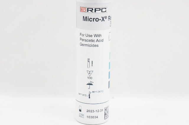 RPC K100-0100 Micro-X Residual Test Strips - Pack of 100