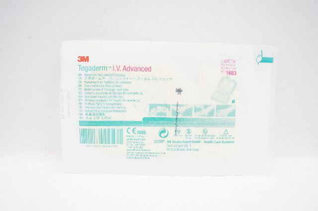 3M 1683 Tegaderm IV Advanced Securement Dressing 2-1/2 x 2-3/4inch (x)