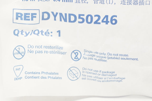 Medline DYND50246 Non-Conductive Connecting Tubing 6 Ft. x 1/4inch
