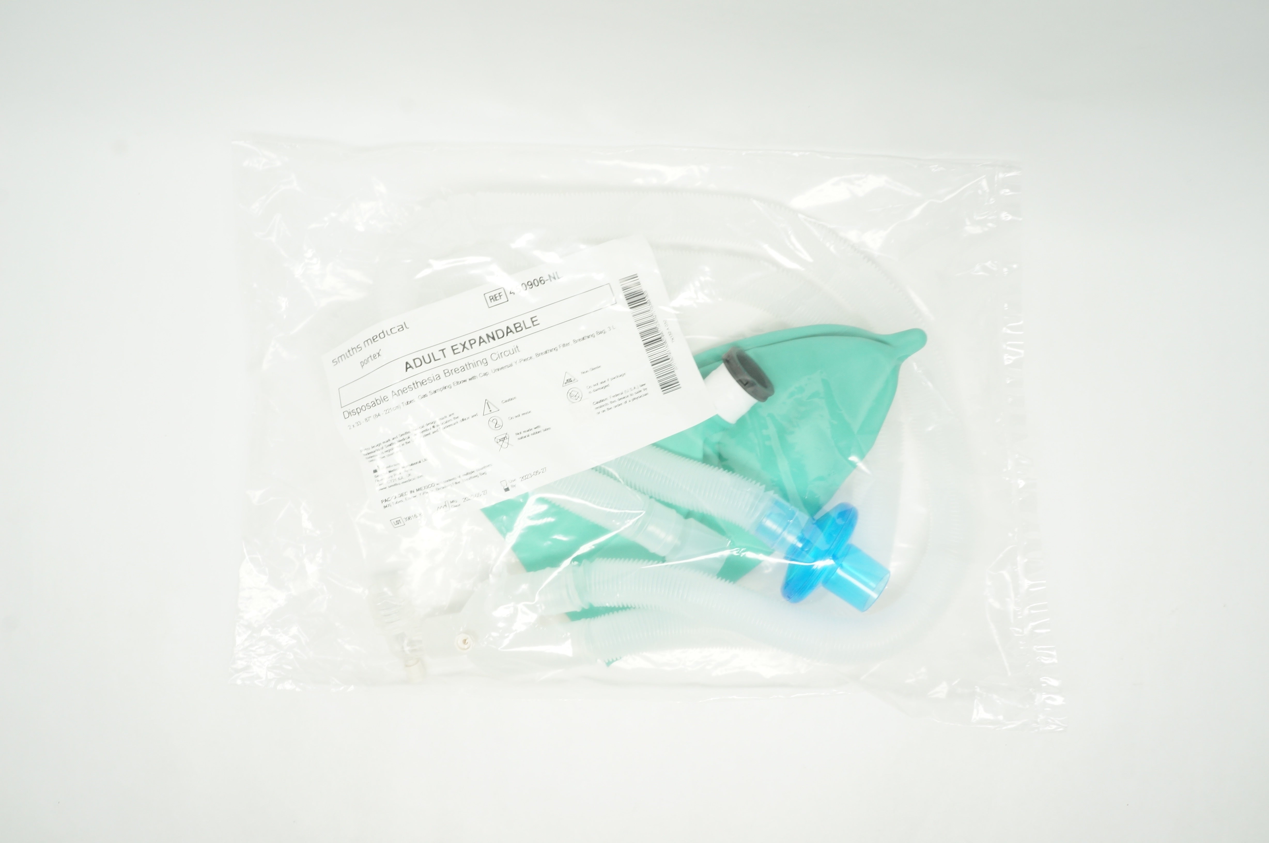 Smiths Medical 450906-NL Portex Adult Expandable Anethesia Breathing Circuit