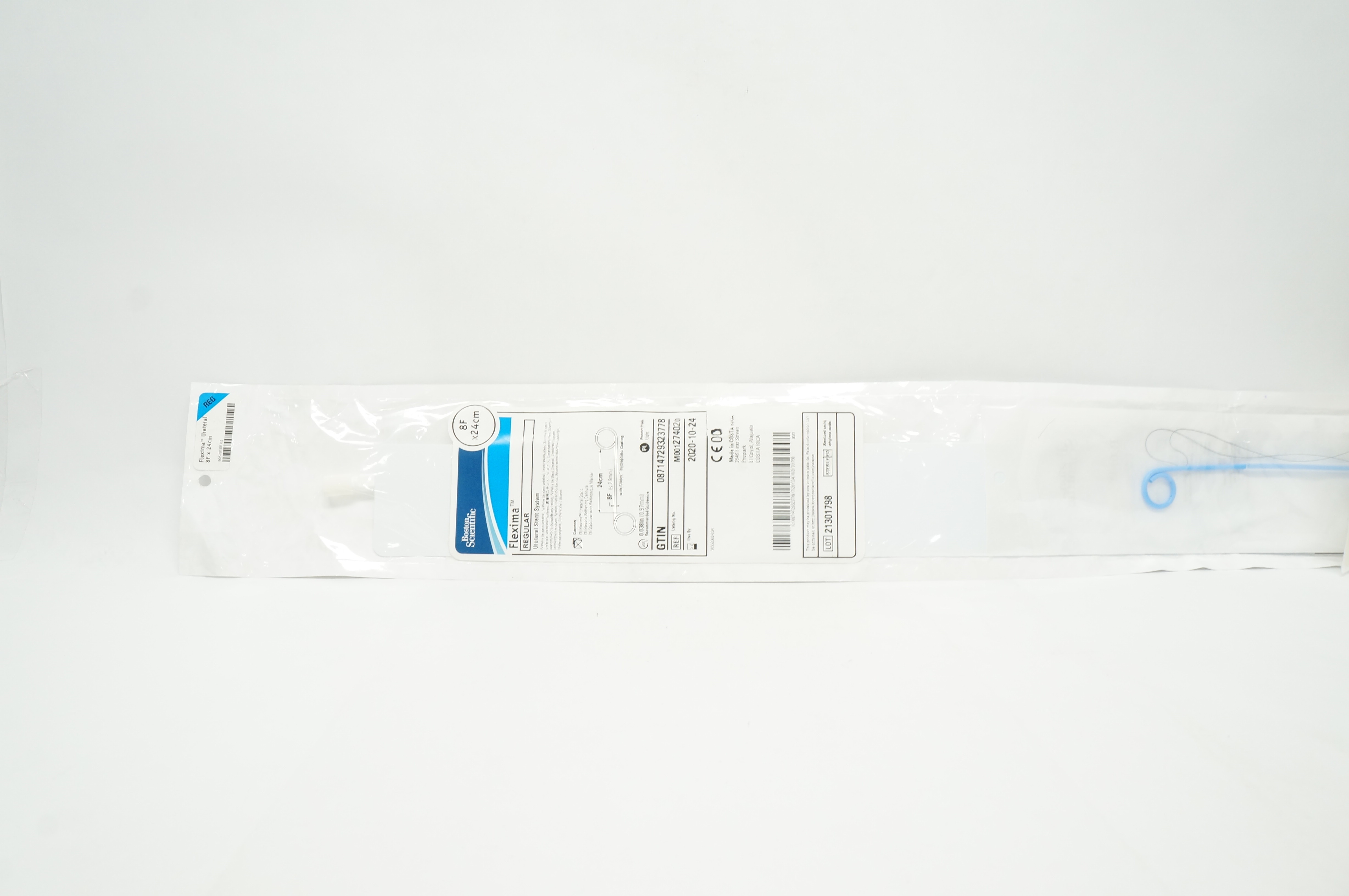 Boston Scientific 27402 Flexima Ureteral Stent System, Regular 8F x 24cm (x)