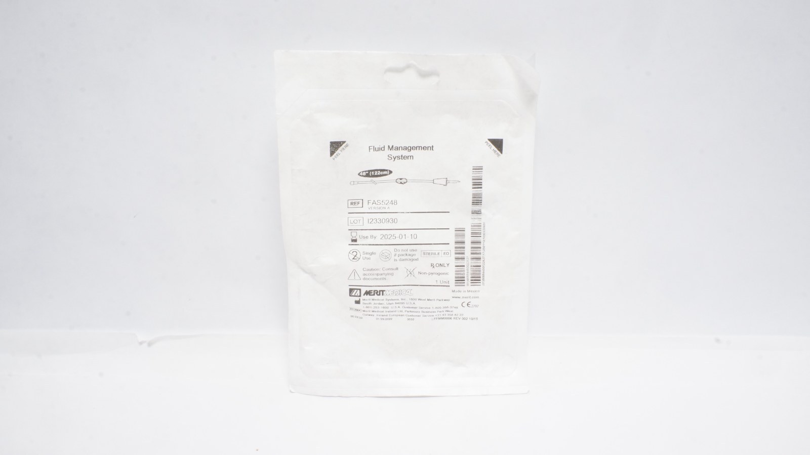 Merit Medical FAS5248 Fluid Management System 48" (122cm) Version A