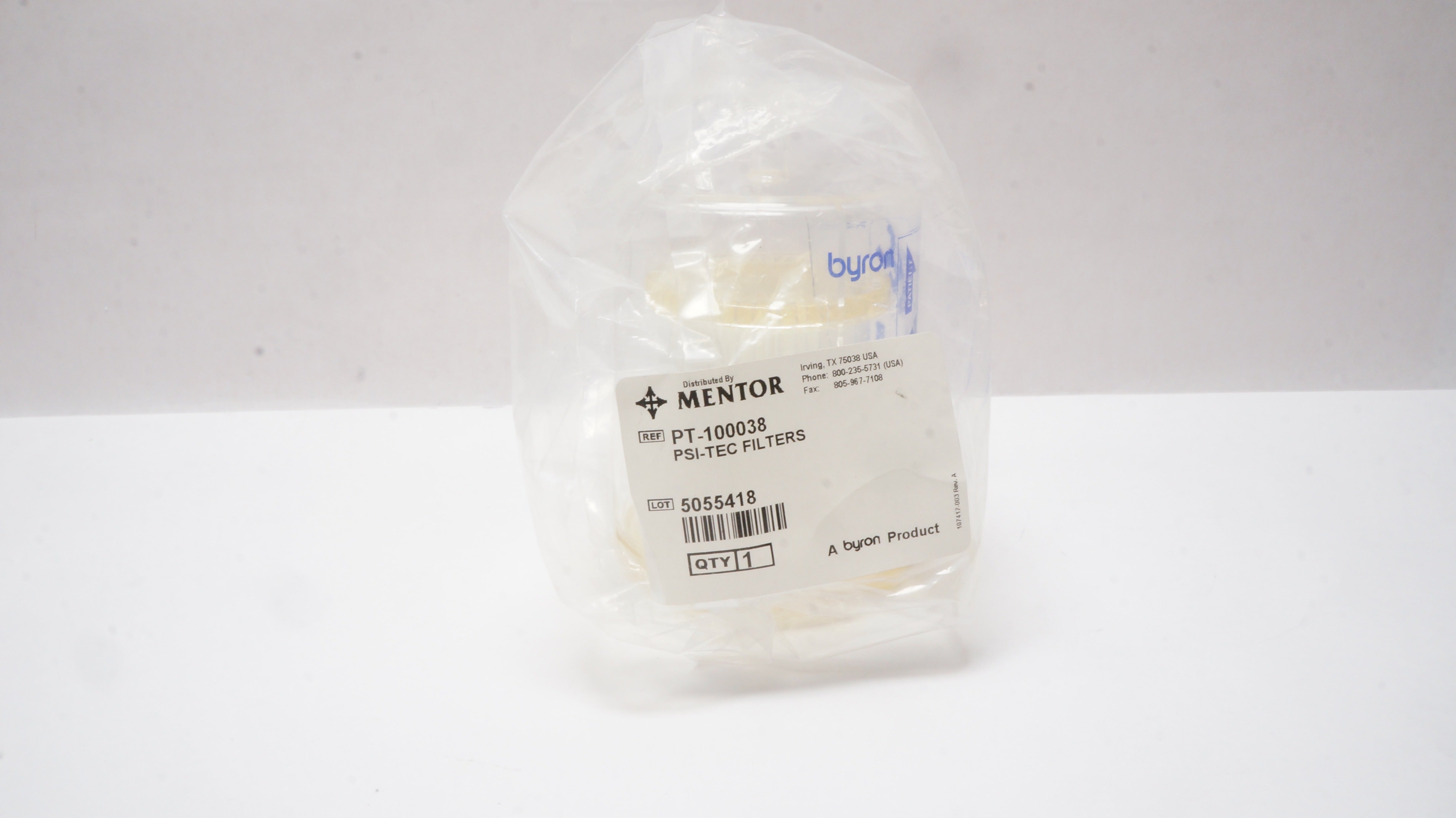 Byron PT-100038 Mentor PSI-Tec Filter