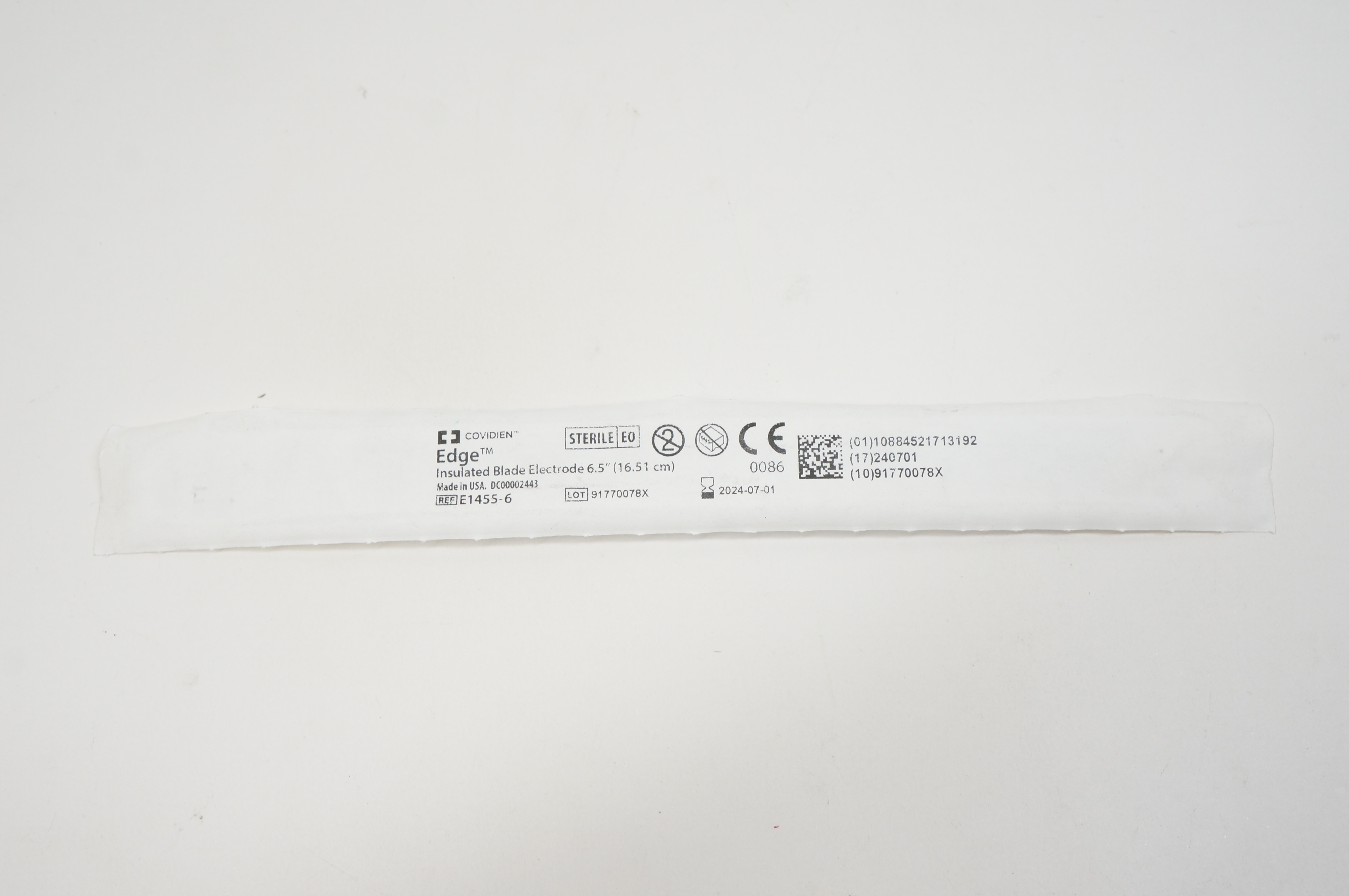 Covidien E1455-6 Edge Insulated Blade Electrode 6.5inch